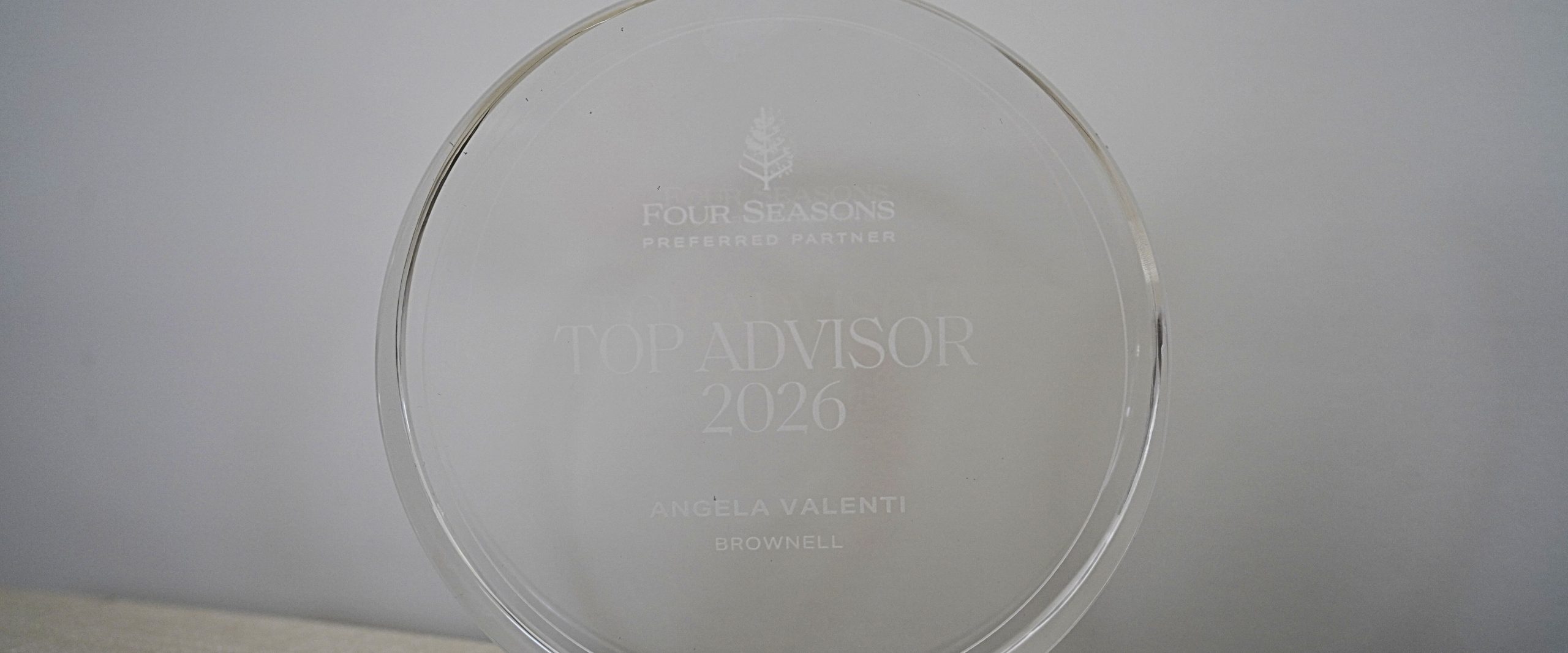 Ourisman Travel Four Seasons Preferred Partner 2026 Grand Prize Winner