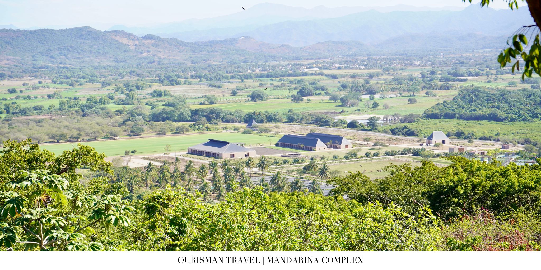 Mandarina Polo & Equestrian Club with open fields and stables serving guests of One&Only and Rosewood Mandarina