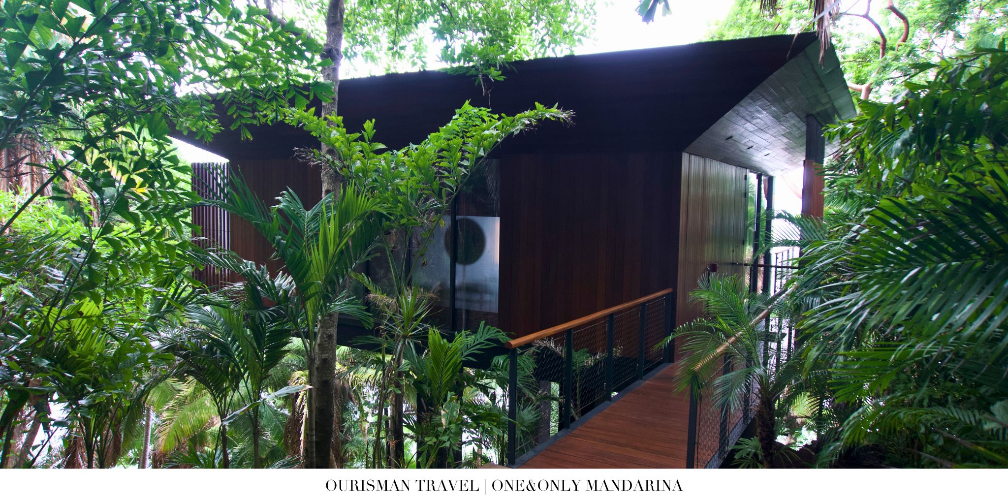 Treehouse at One&Only Mandarina with secluded villas connected by winding jungle paths