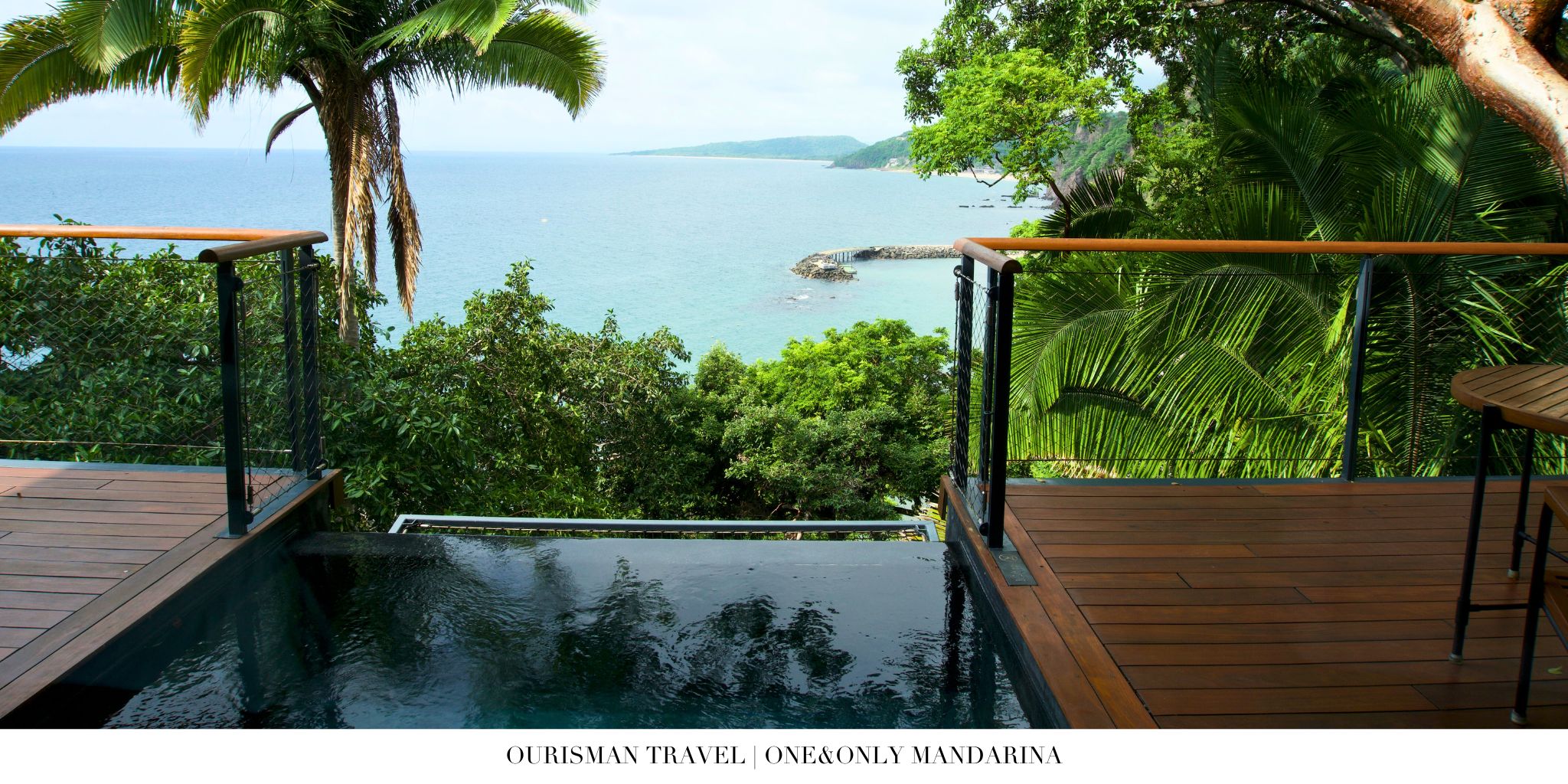 Ocean-view villa at One&Only Mandarina with elevated terrace and private plunge pool