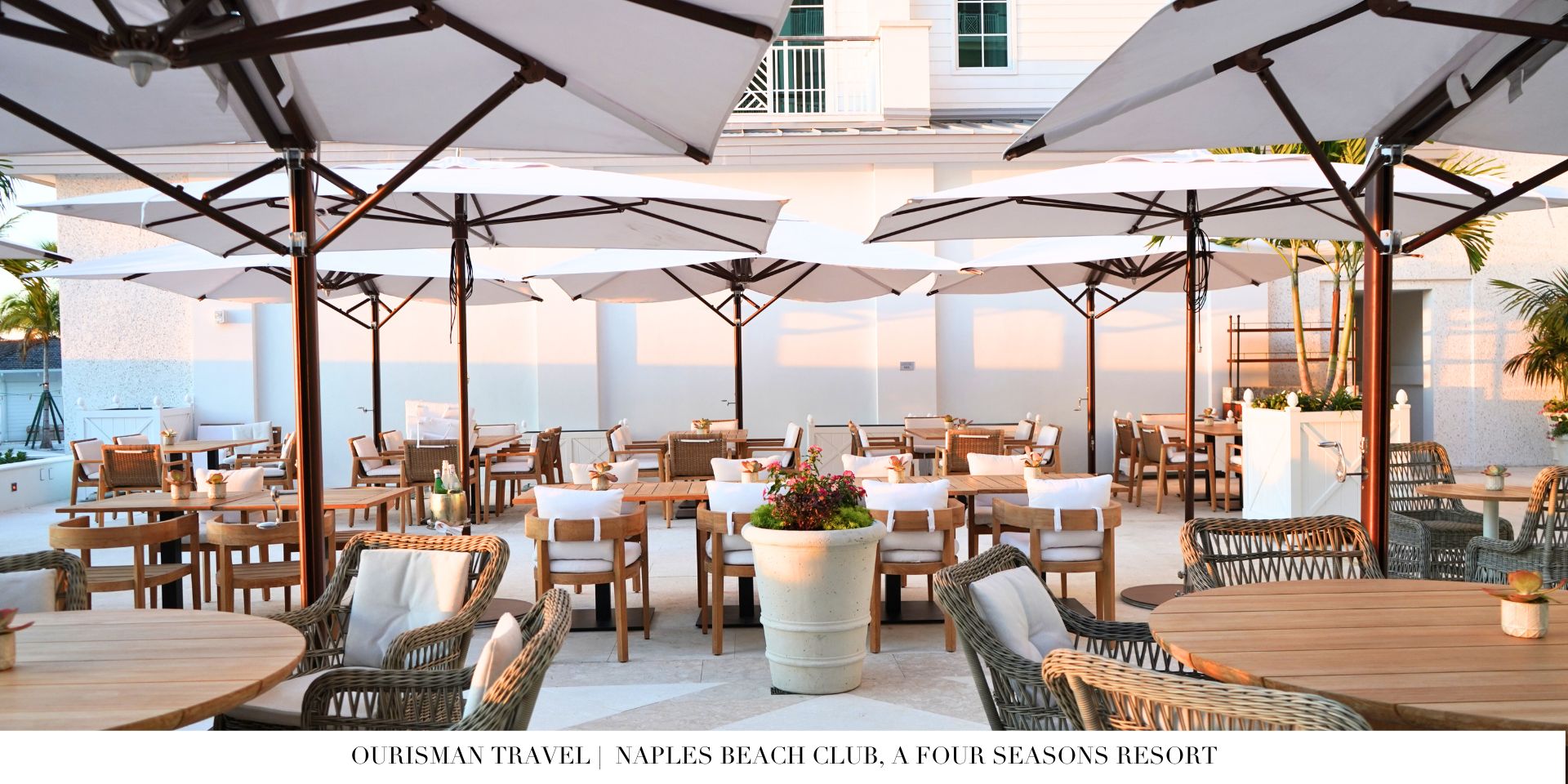 Four Seasons Naples outdoor dining