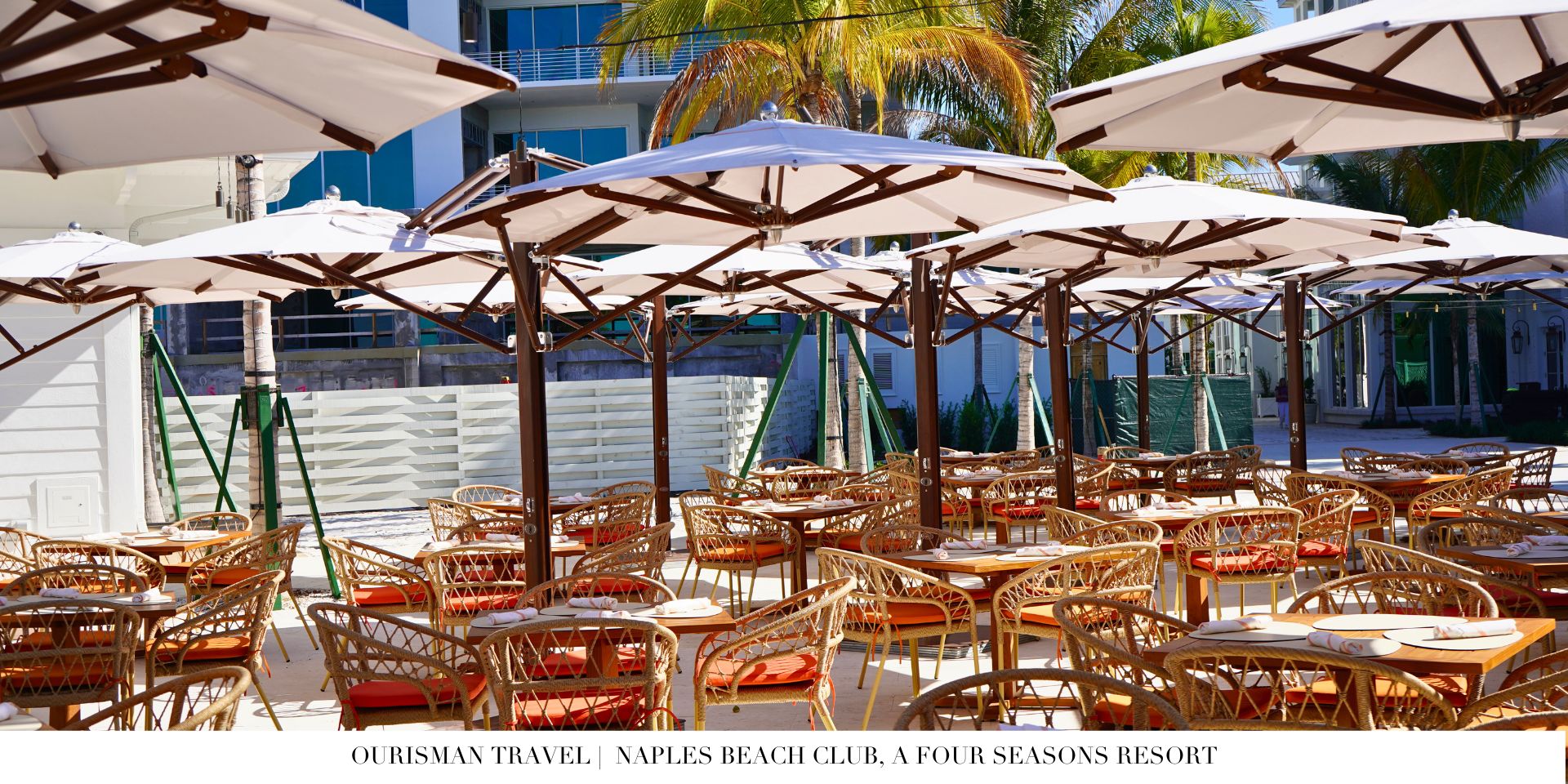 Four Seasons Naples outdoor dining area