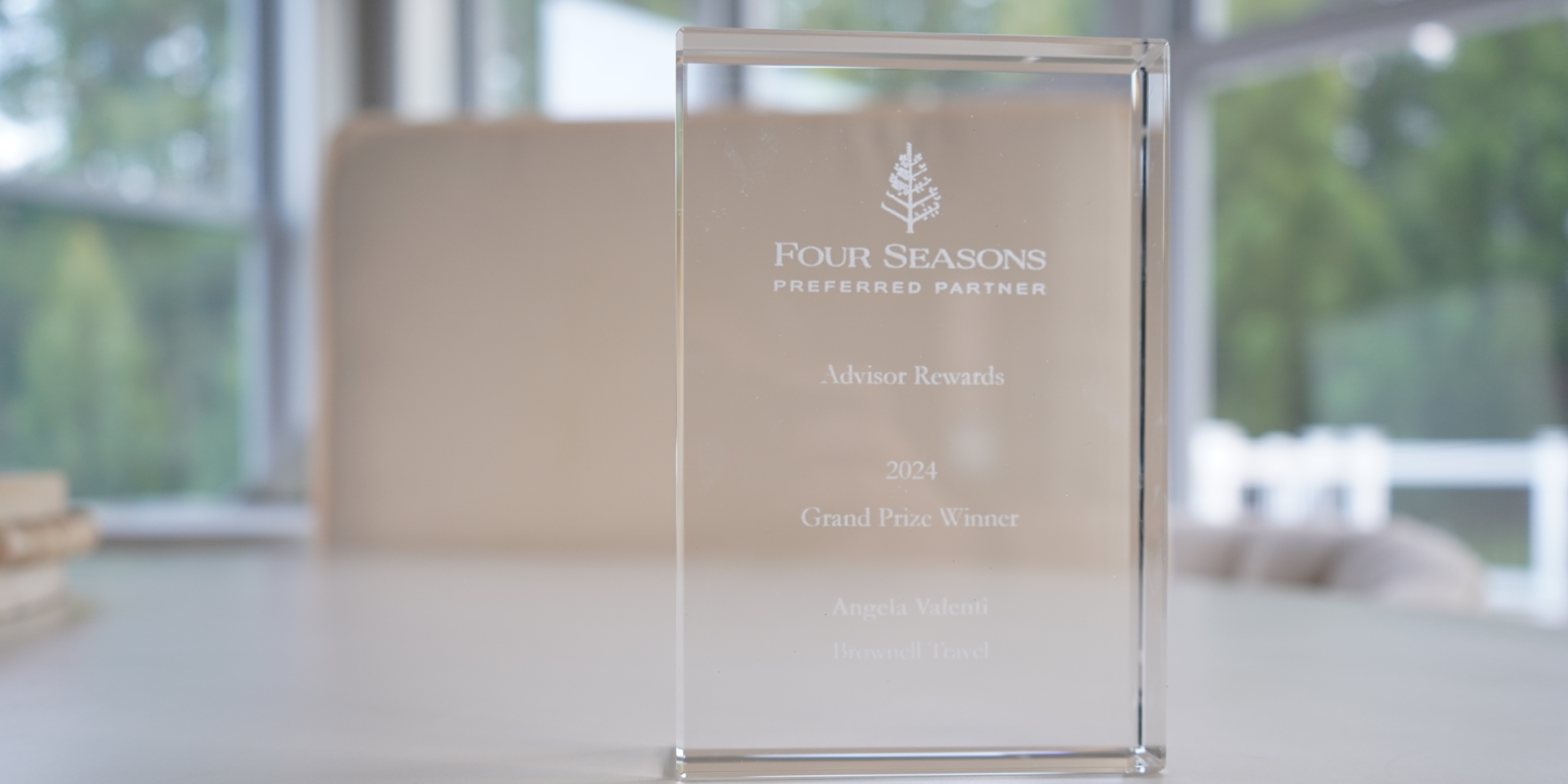 Four Seasons Preferred Partner Top Advisor Award
