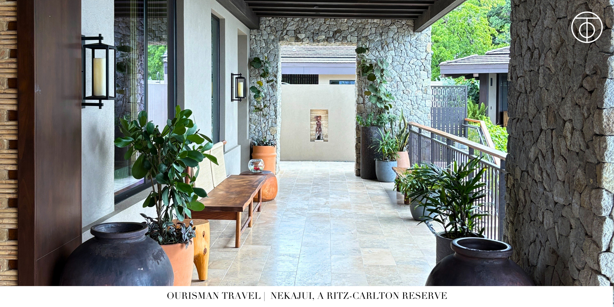 Lobby at Nekajui, a Ritz Carlton Reserve in Costa Rica
