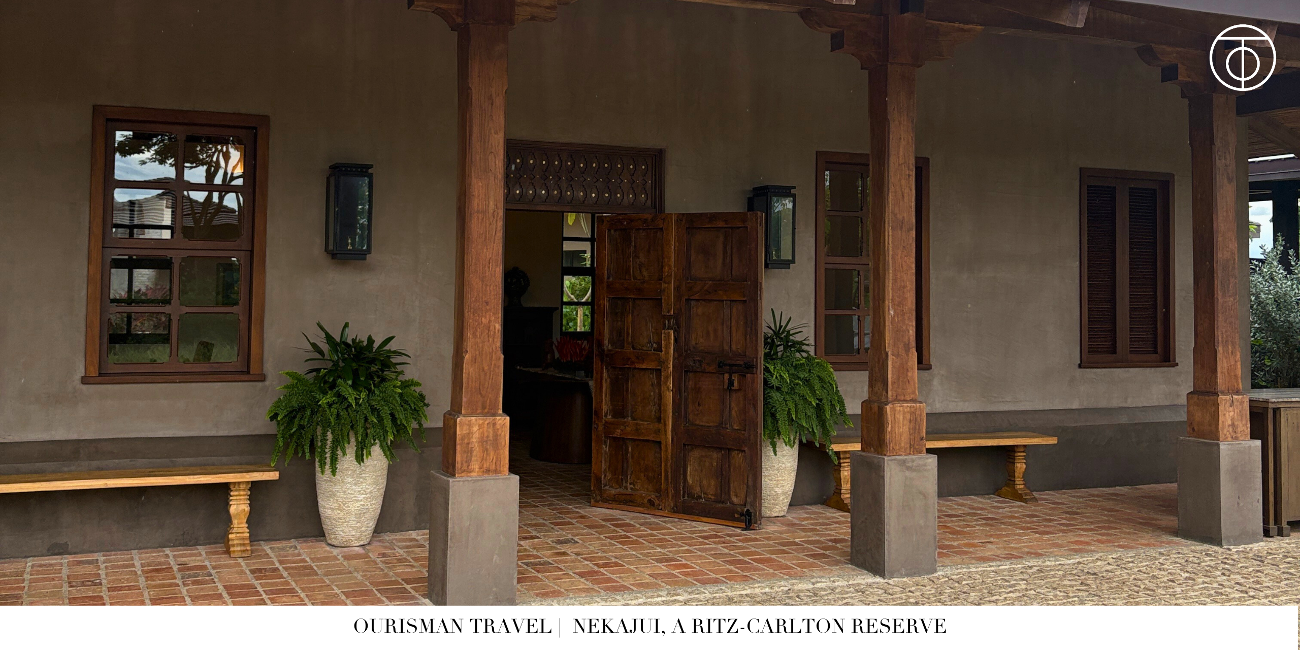 Lobby at Nekajui, a Ritz Carlton Reserve in Costa Rica