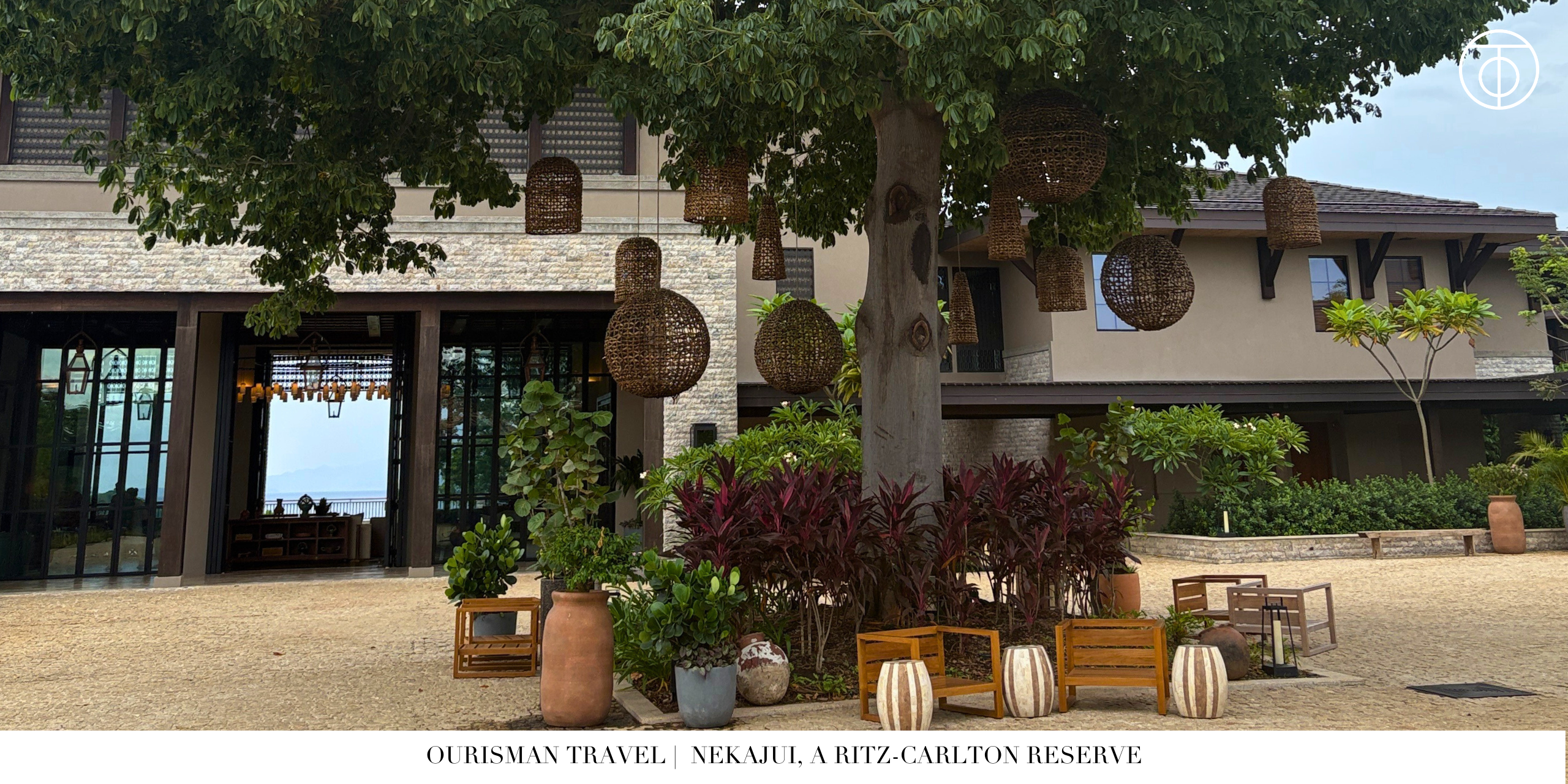 Lobby at Nekajui, a Ritz Carlton Reserve in Costa Rica