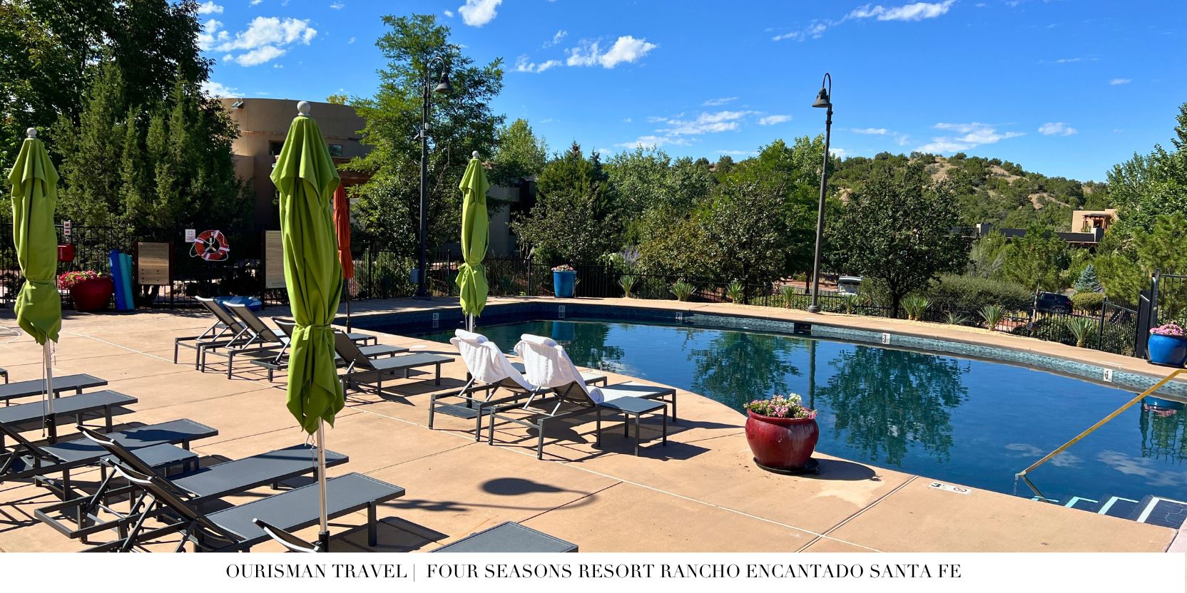 Four Seasons Santa Fe family pool views