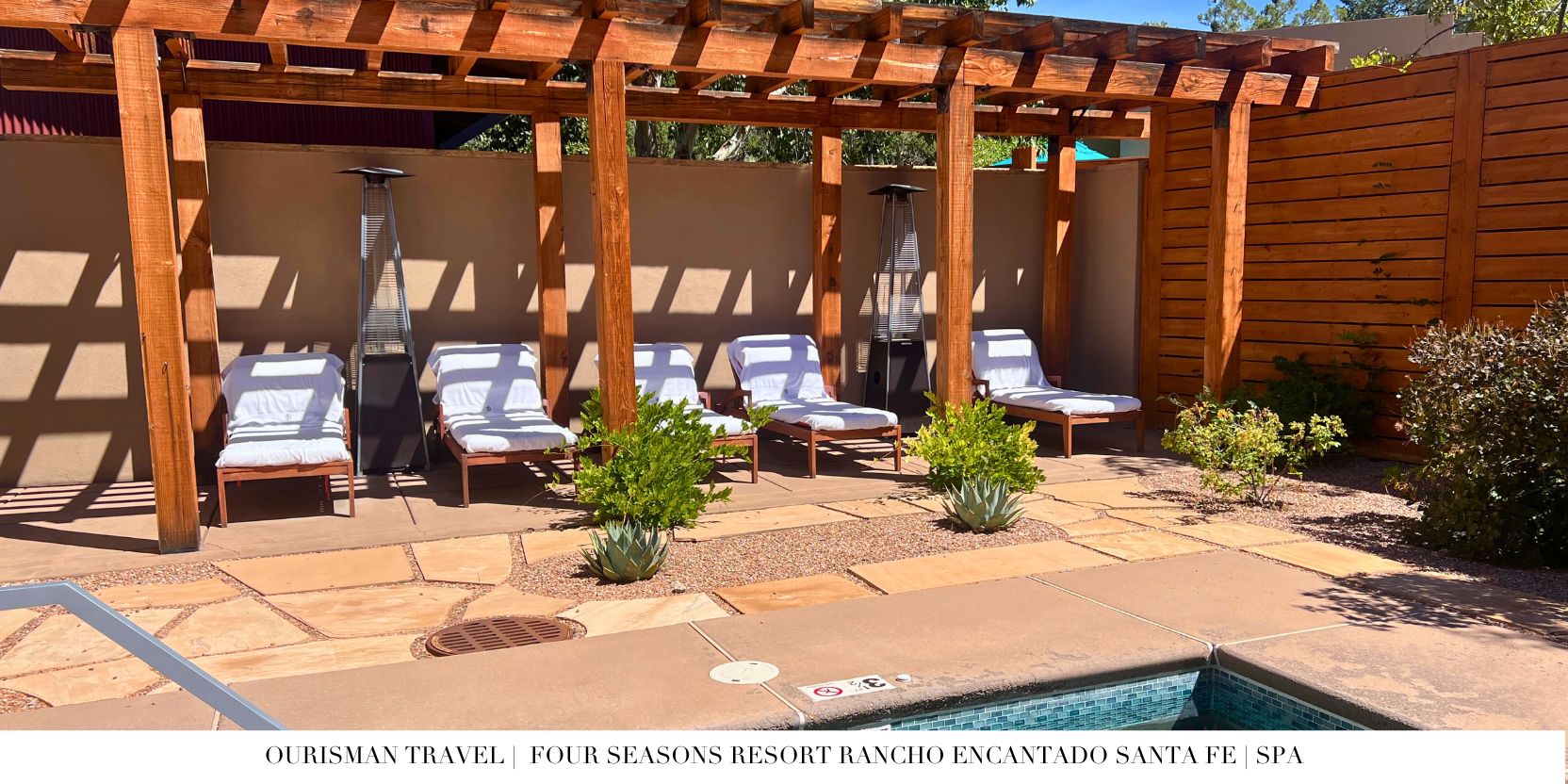 Four Seasons Santa Fe spa lounge area