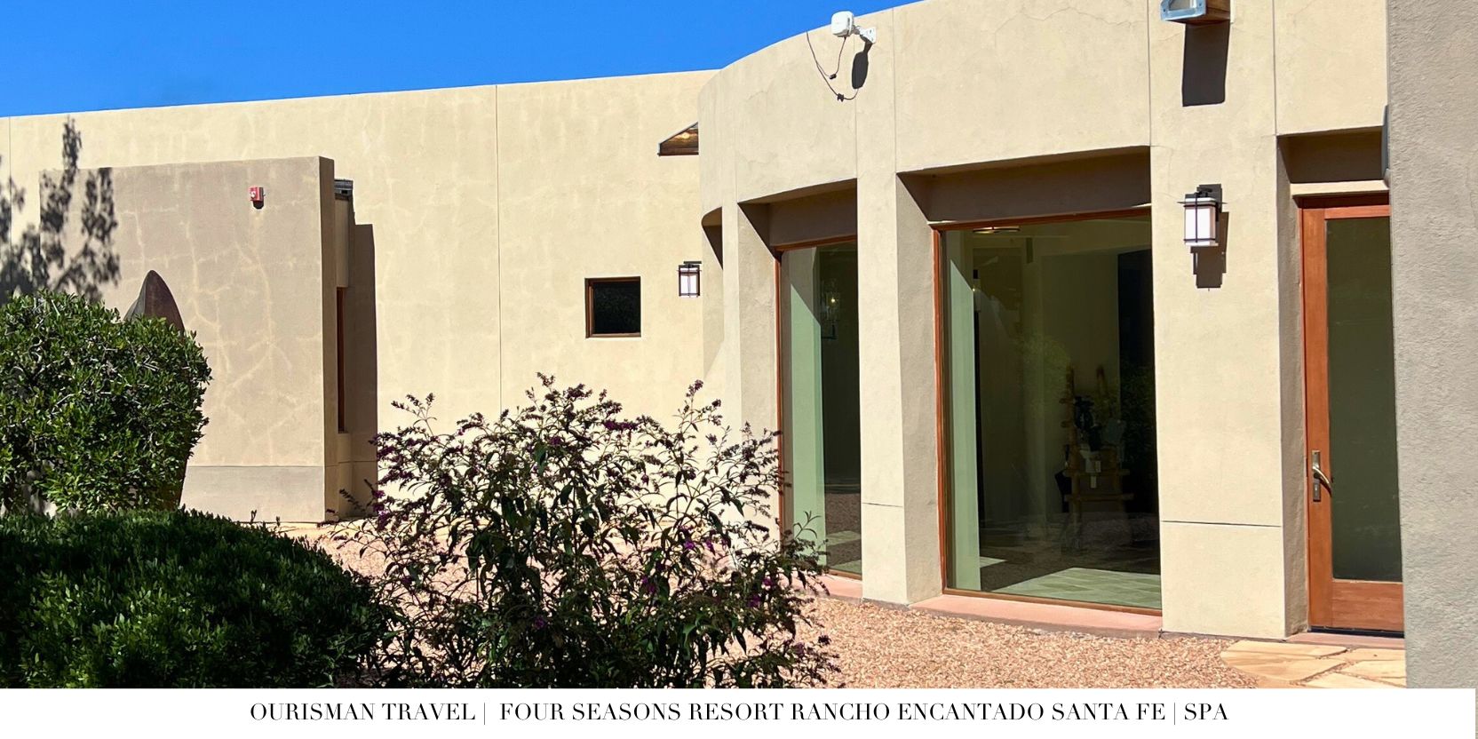 Four Seasons Santa Fe spa outdoor area