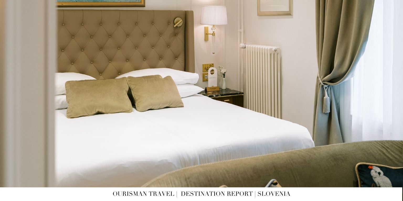 Grand Park Hotel Rovinj view of old town and Adriatic Sea