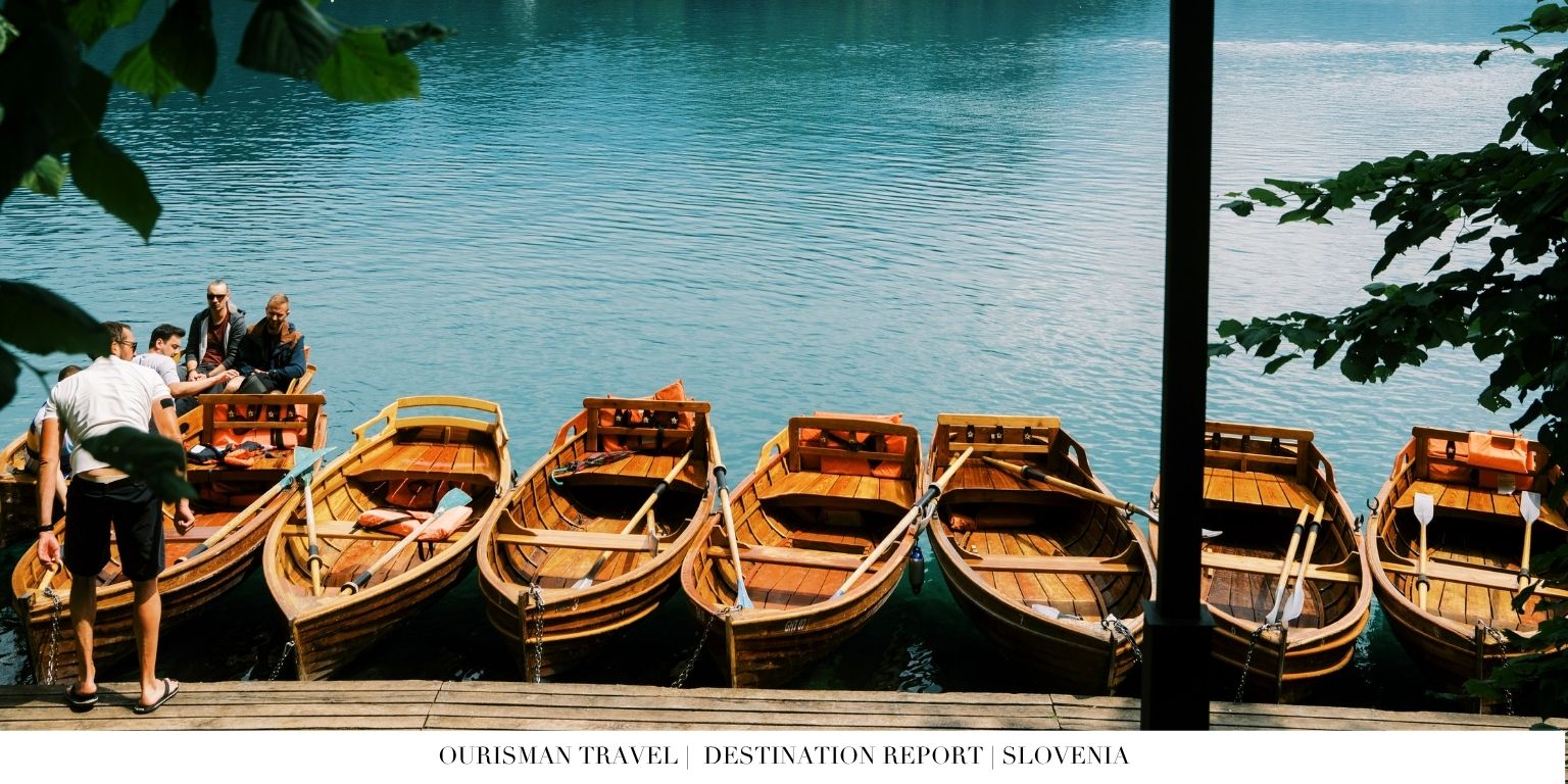 Bled Castle overlooking Lake Bled and Julian Alps