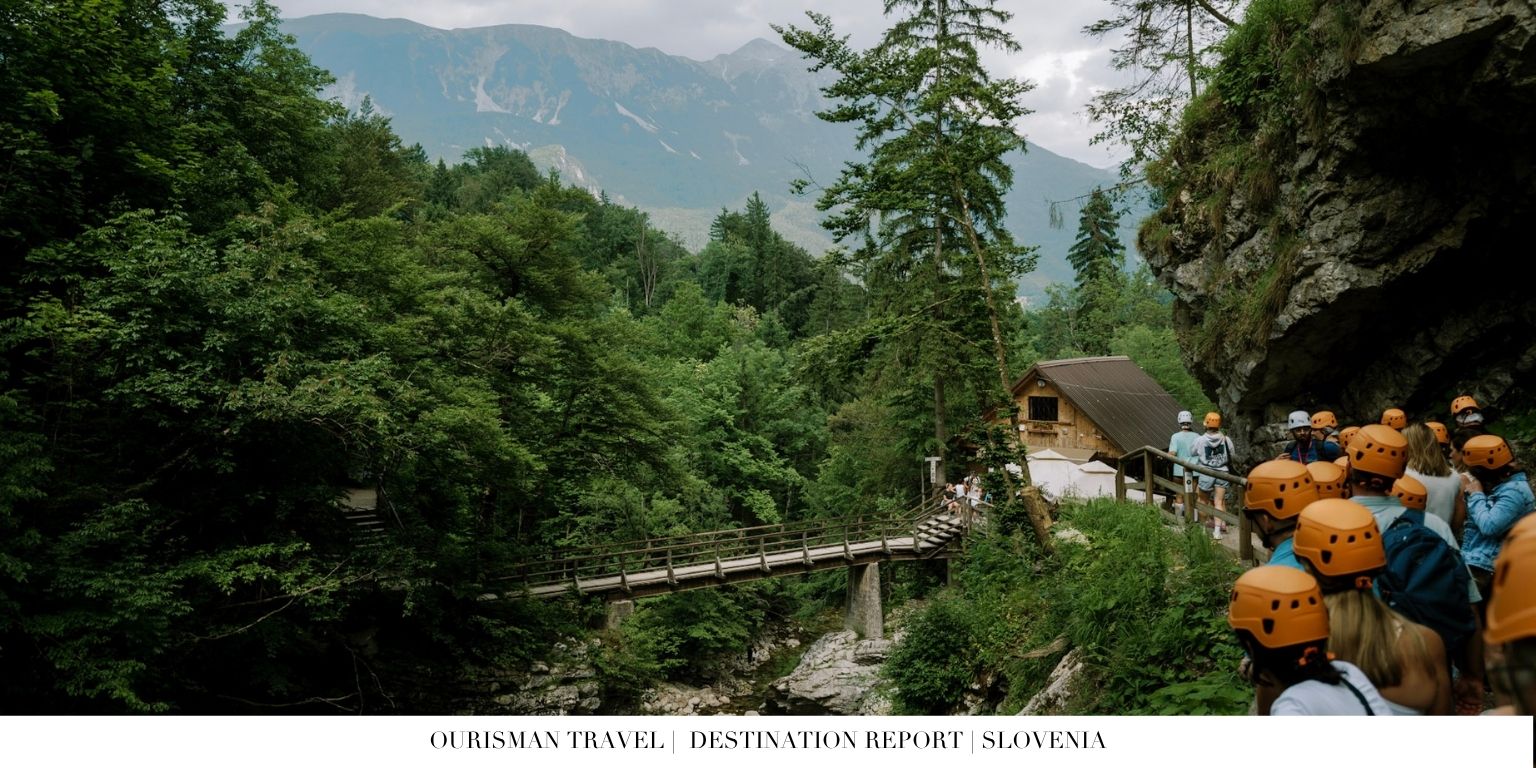 Postojna Cave limestone formations and underground river Slovenia