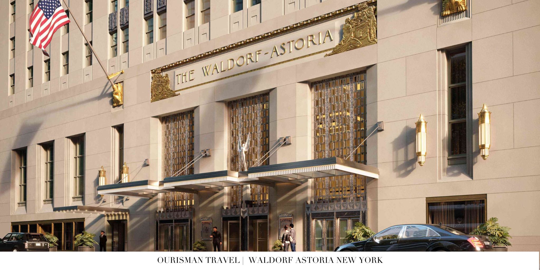 Waldorf Astoria New York Entrance