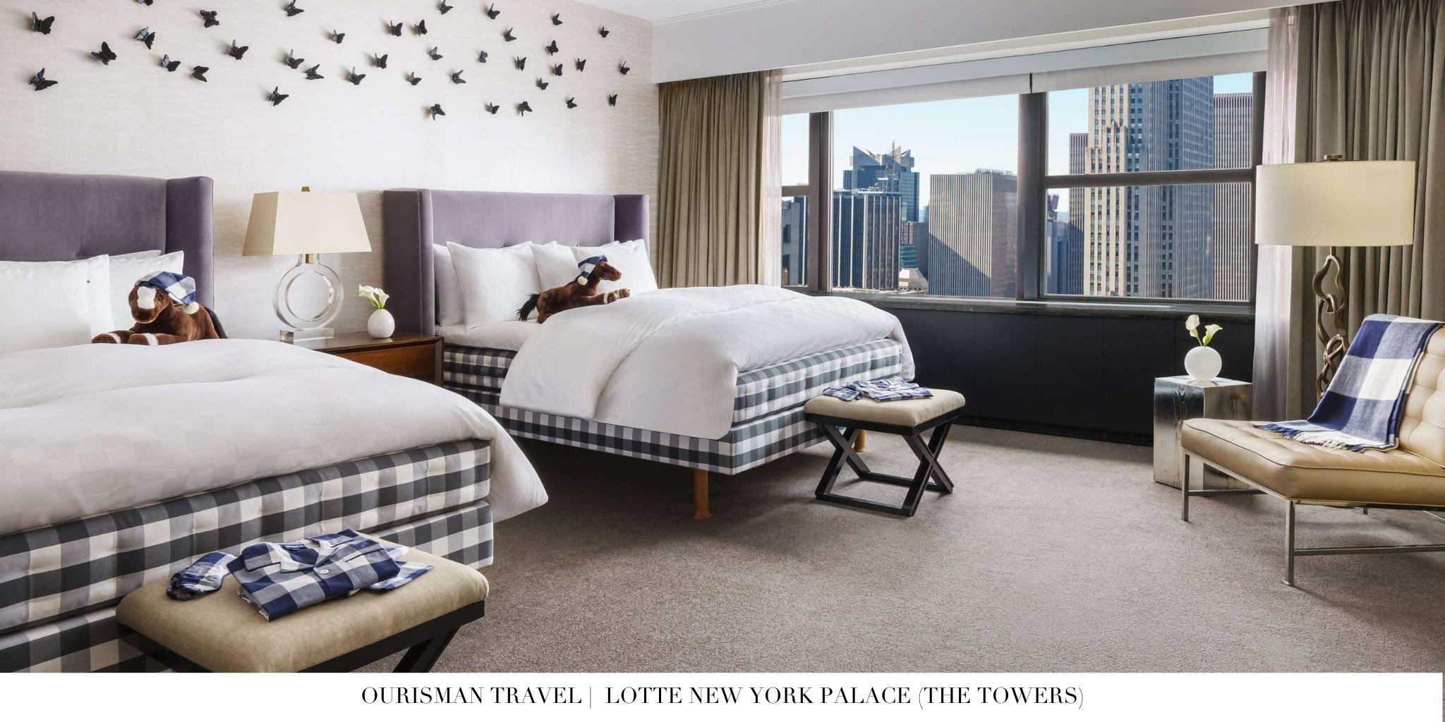 The Towers at Lotte New York Palace Kid's Set Up in Double Queen Room