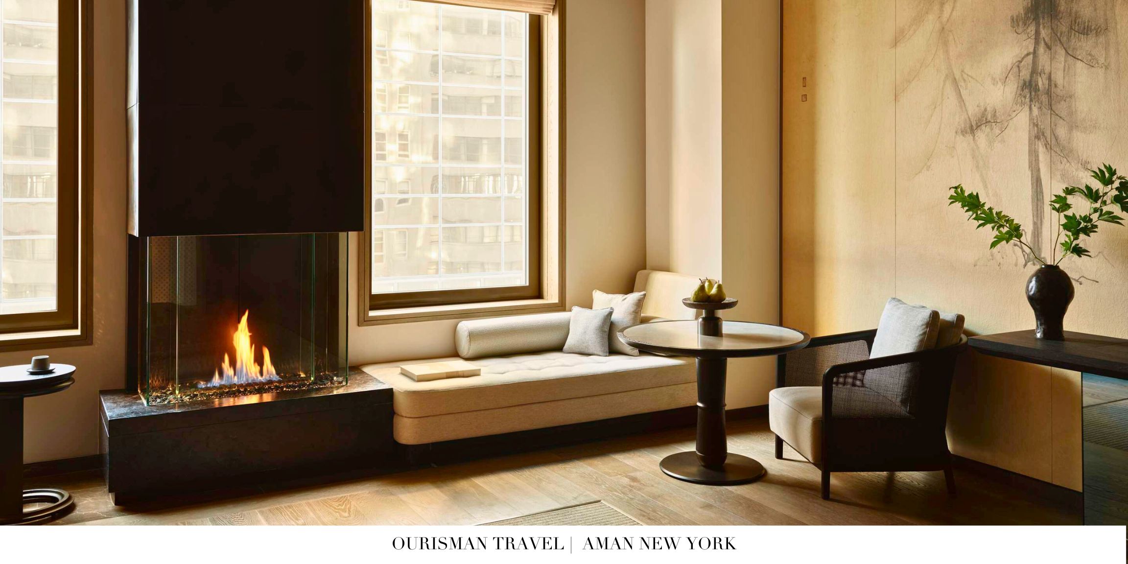 Aman New York Lounge Area