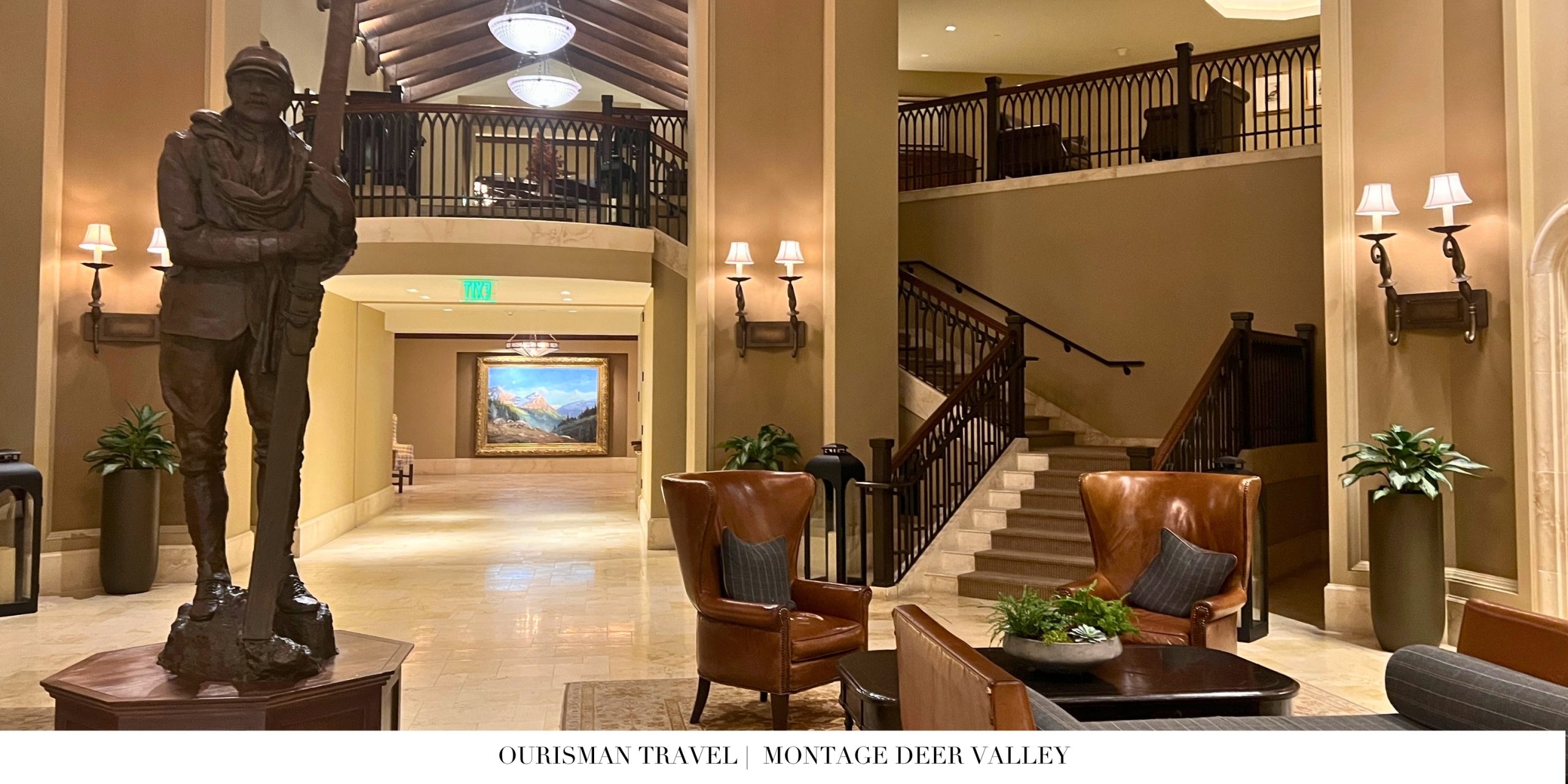 Montage Deer Valley lobby