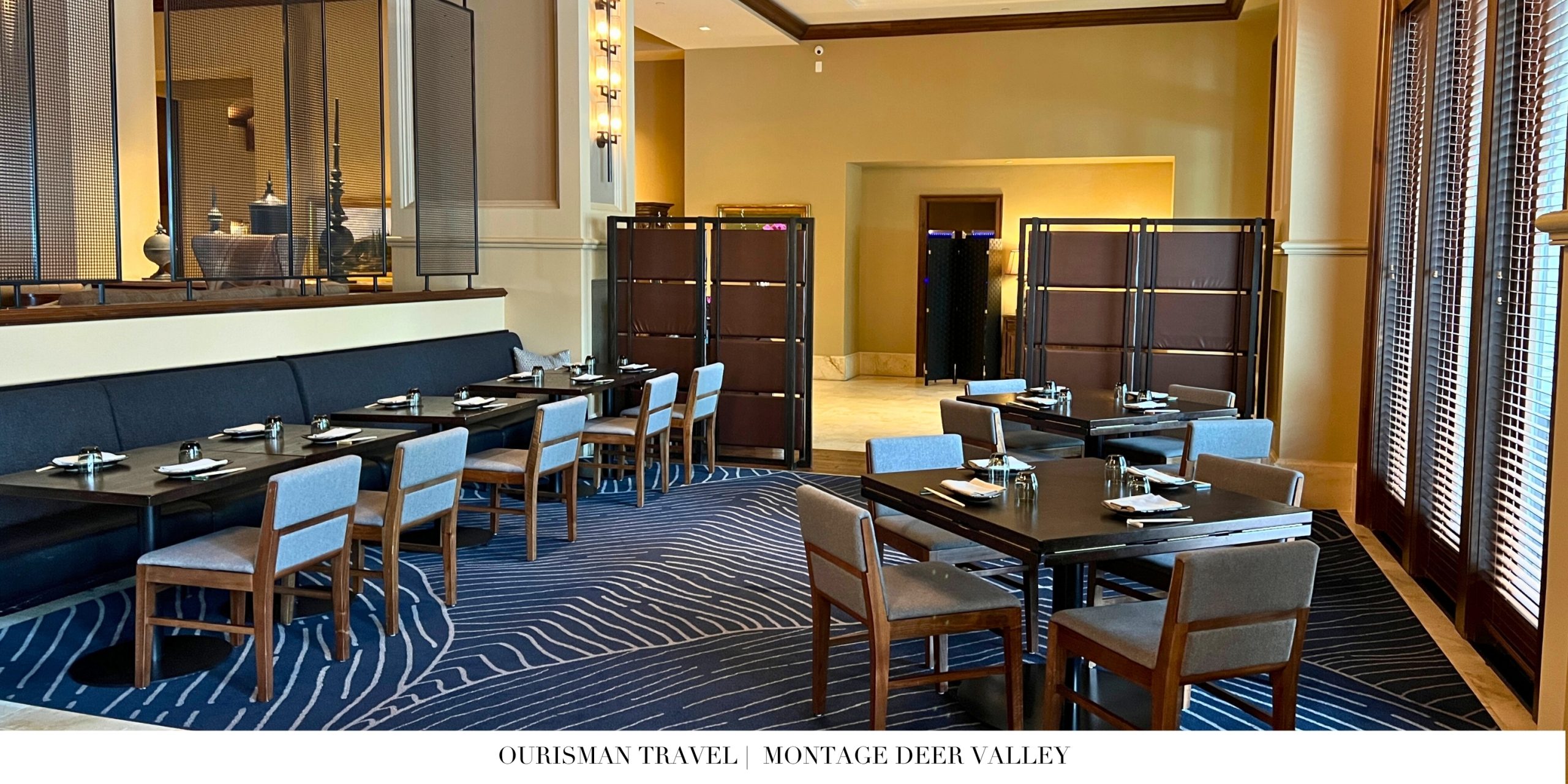Montage Deer Valley restaurant