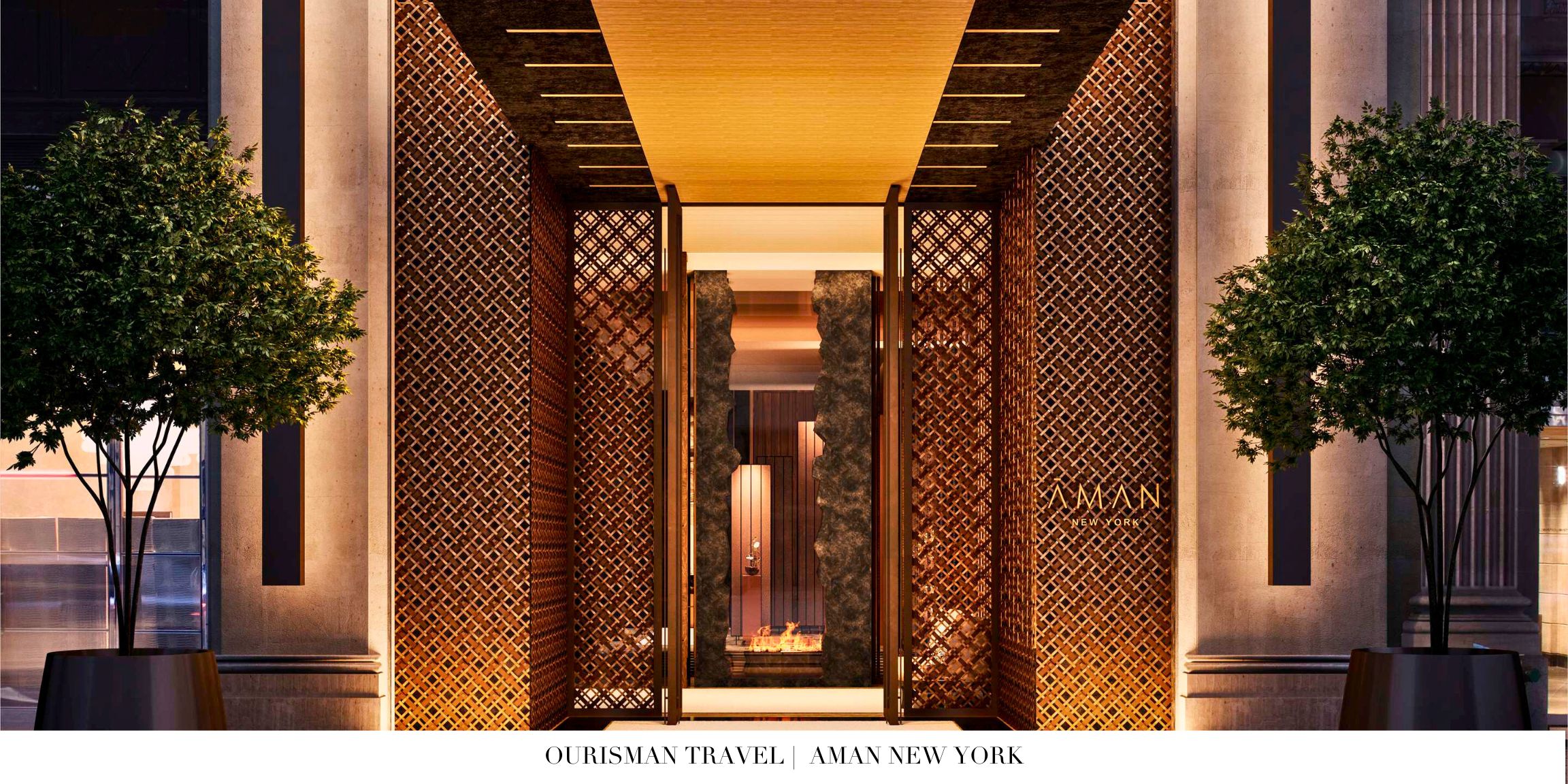 Aman New York Front Entrance