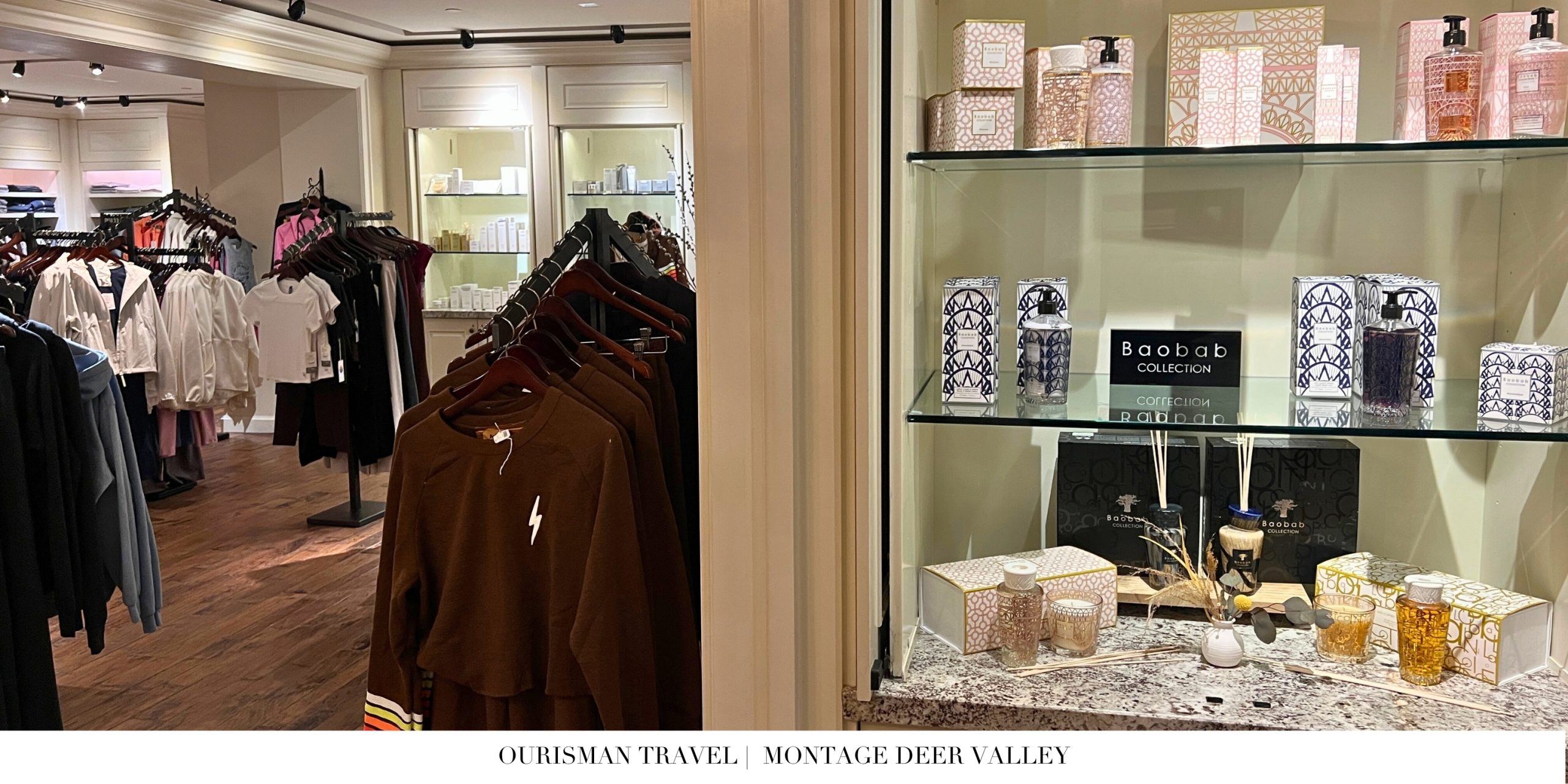 Montage Deer Valley spa store
