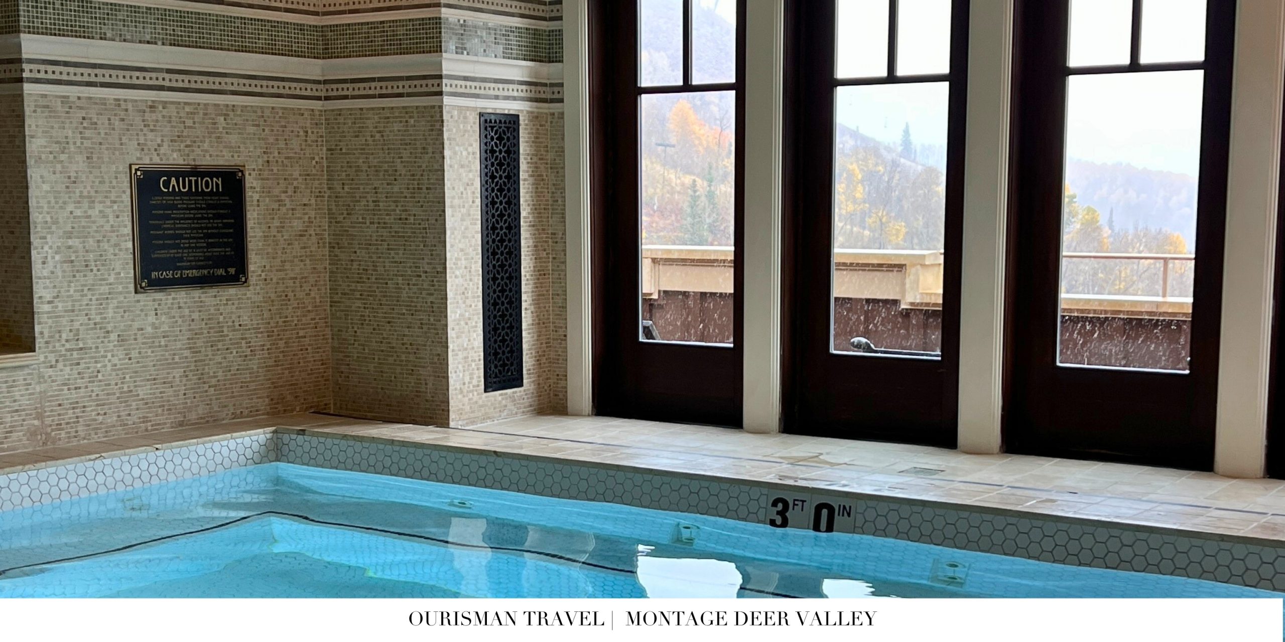 Montage Deer Valley spa