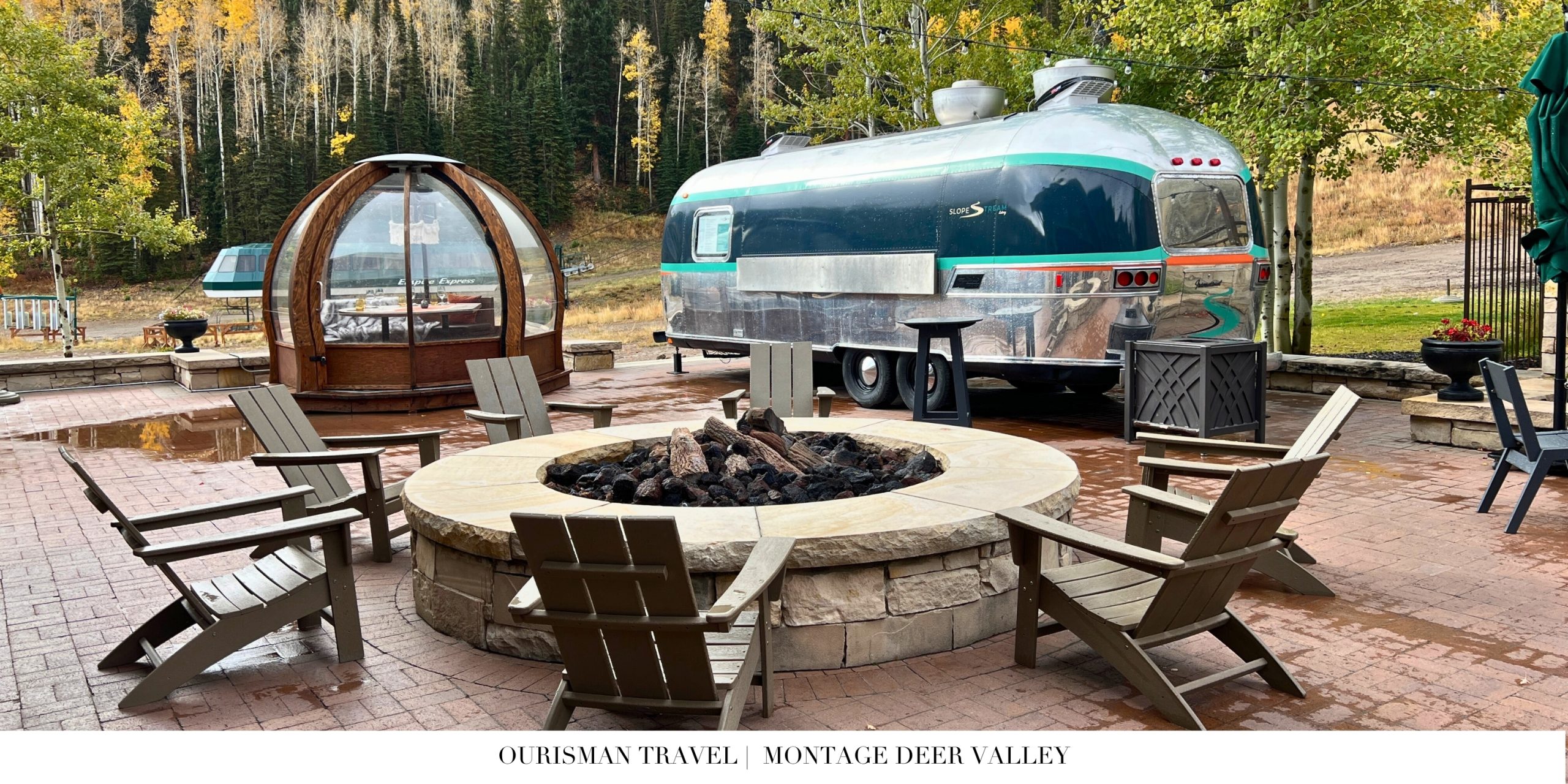 Montage Deer Valley fire pit