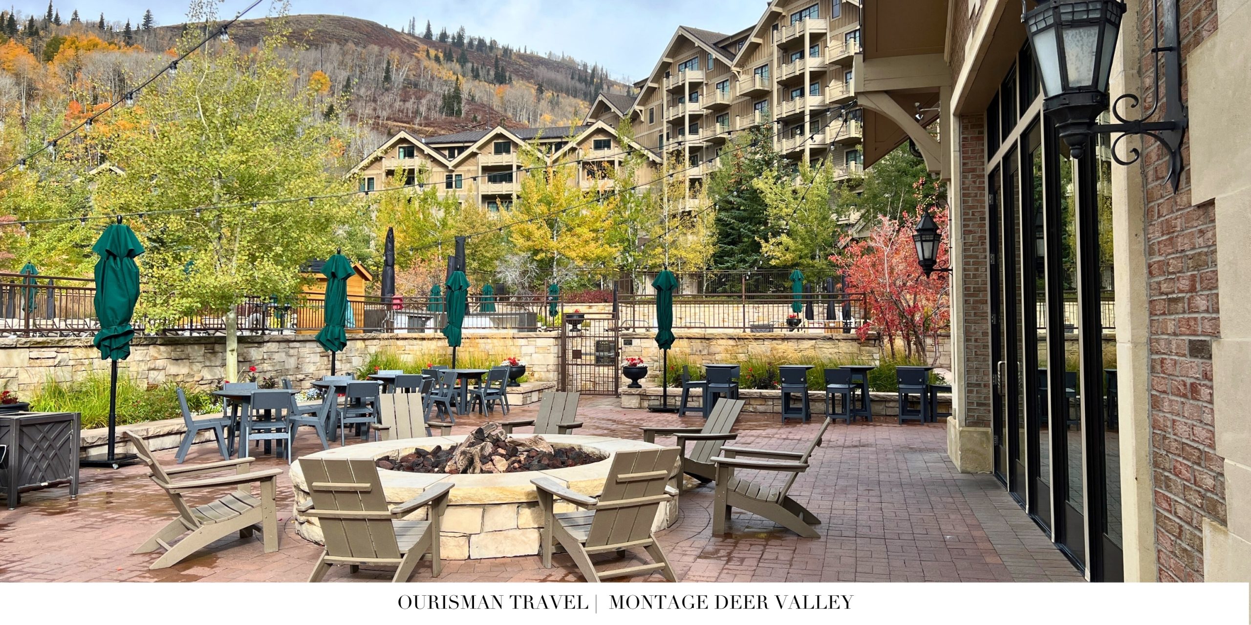 Montage Deer Valley fire pit