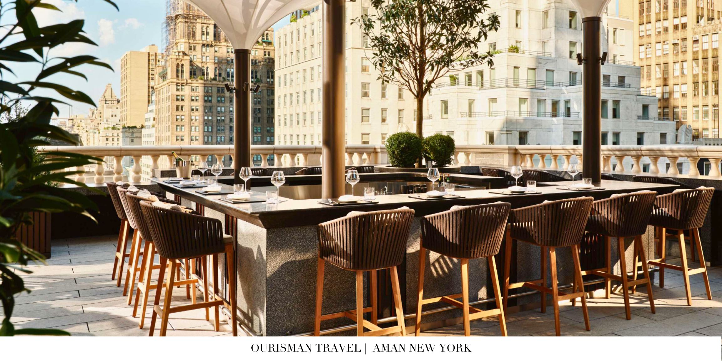 Aman New York Rooftop Bar