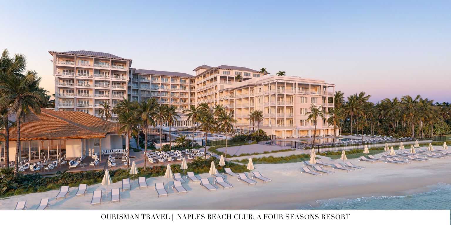 Four Seasons Naples View of Hotel From Beach