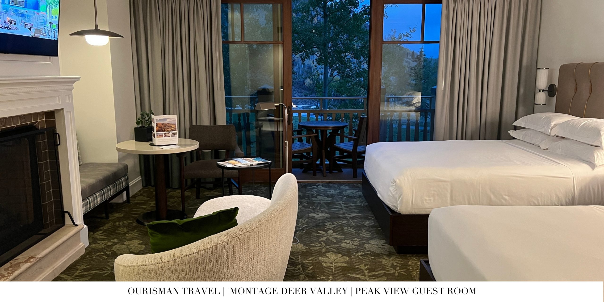 Montage Deer Valley peak view guest room