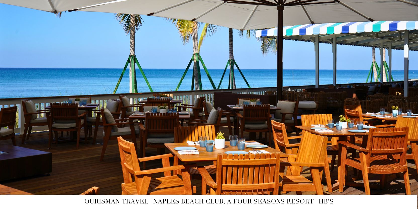 Outdoor Seating Area at HB's at Four Seasons Naples