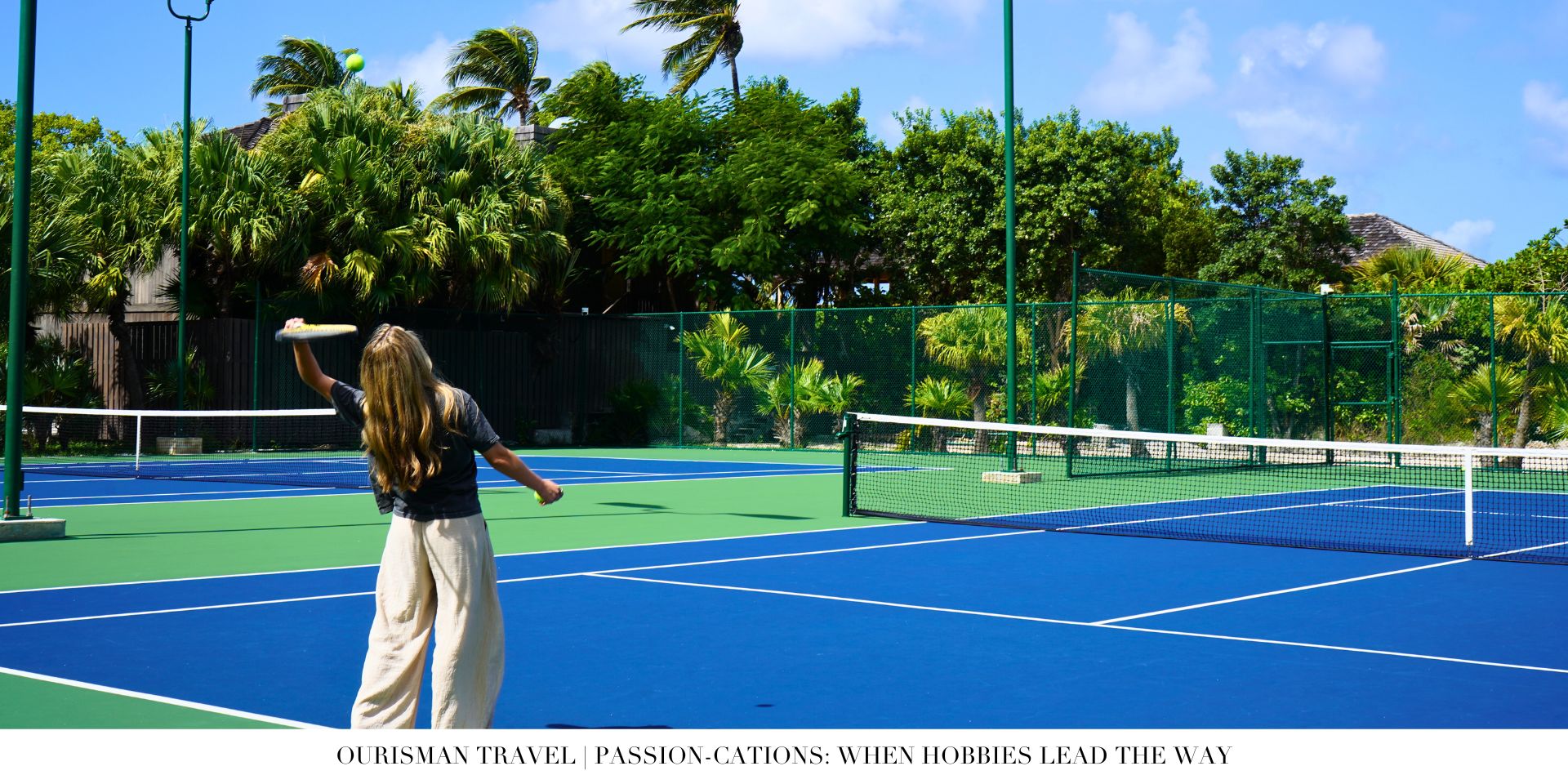 Tennis Courts at COMO Parrot Cay in Turks & Caicos