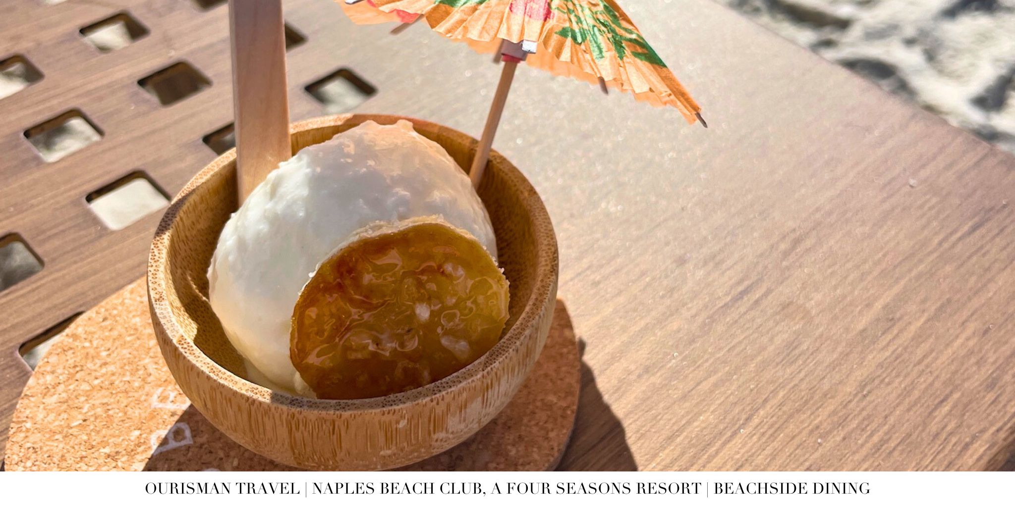 Four Seasons Naples Beach Club Beachside Drinks