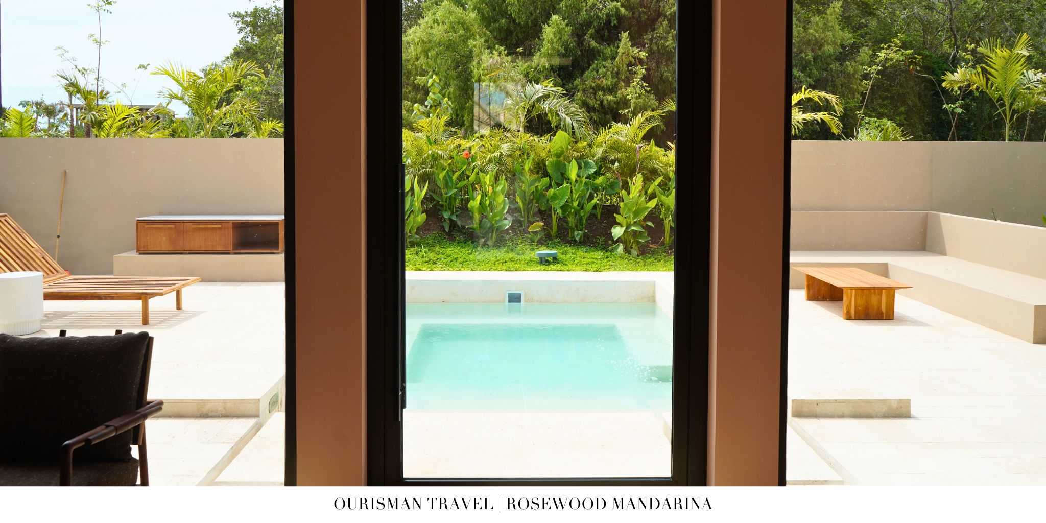 Wellness facilities at Rosewood Mandarina including cold plunge, sauna, and steam room