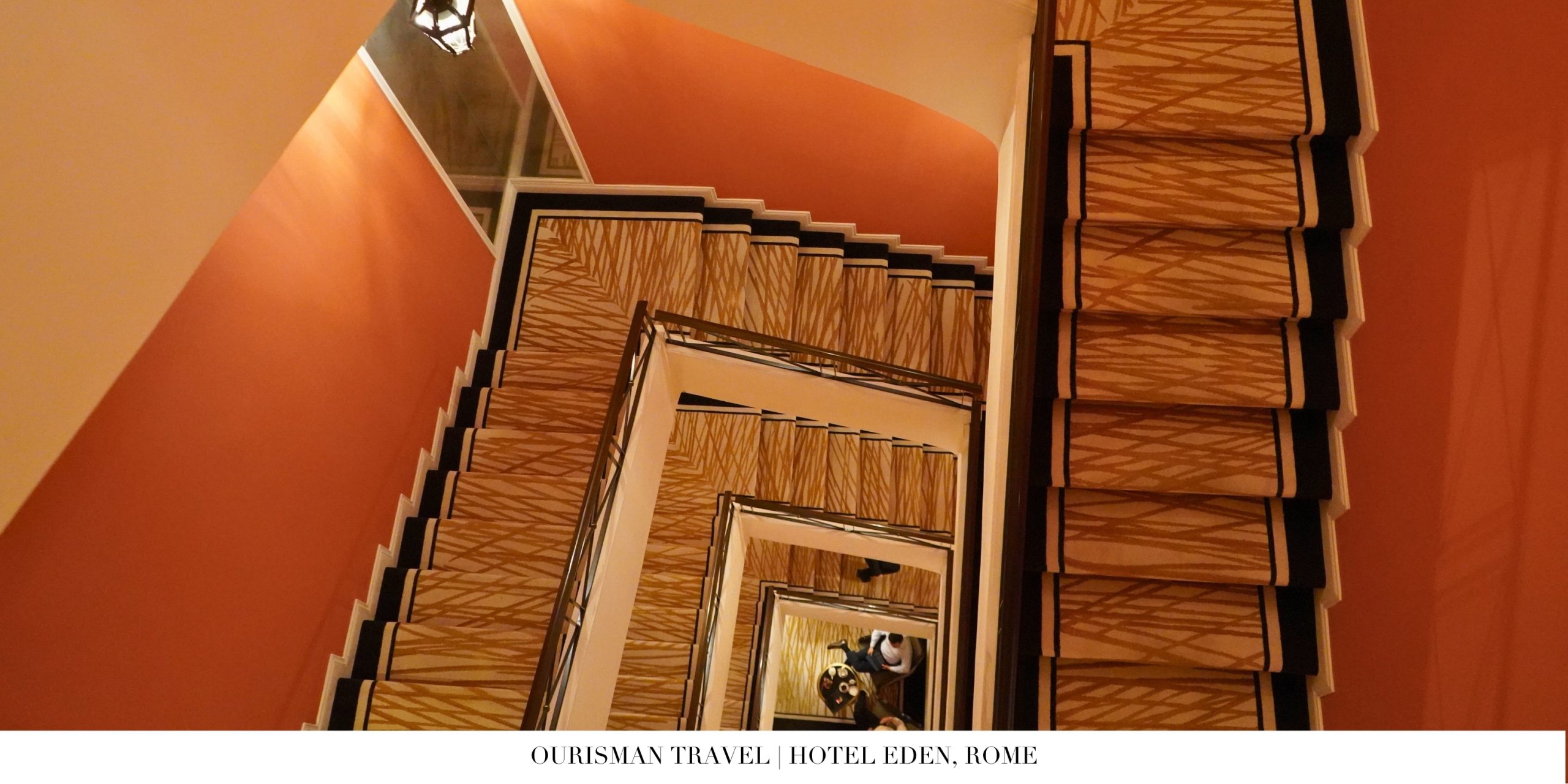 Hotel Eden Rome stairs
