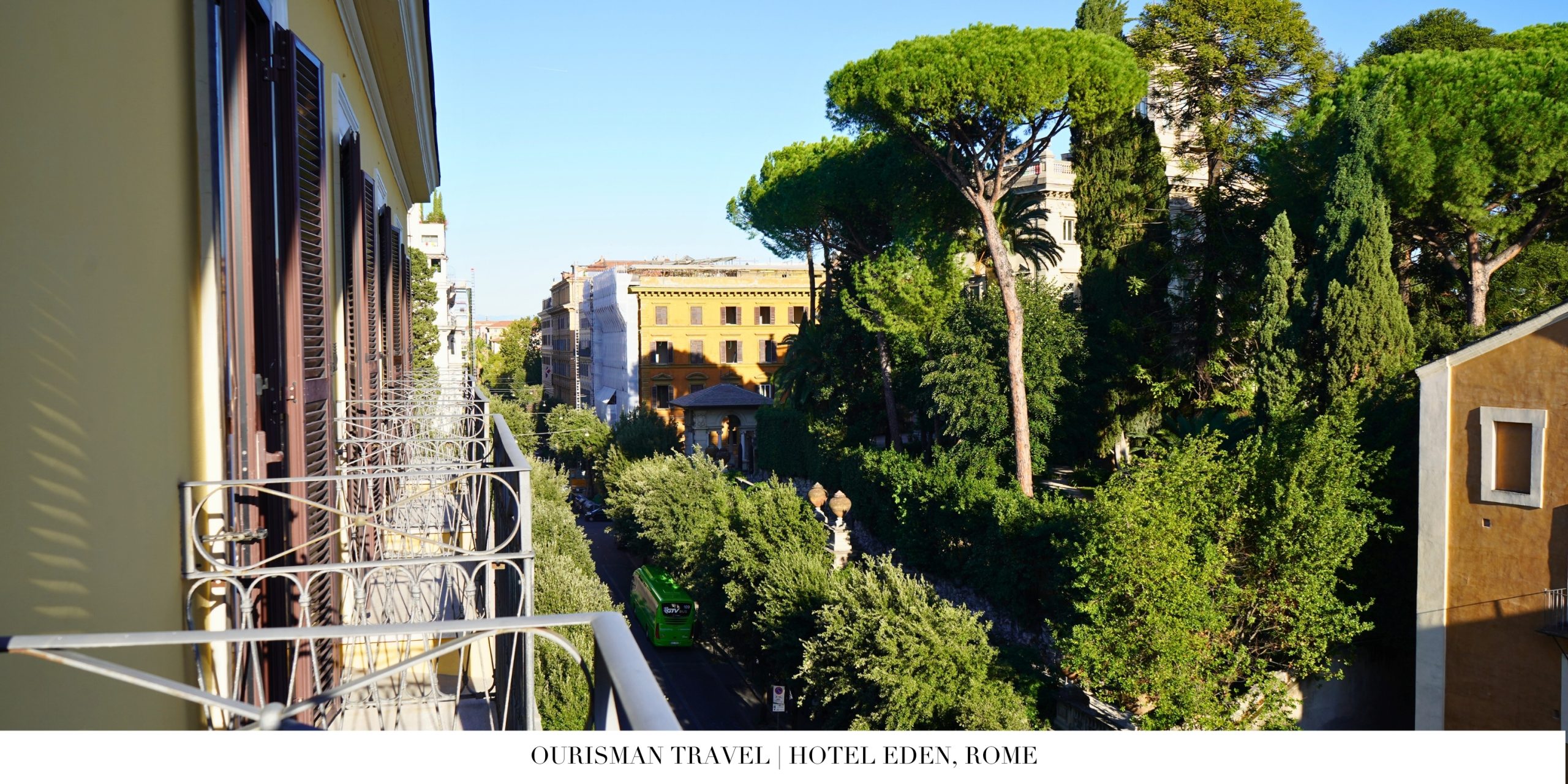 Hotel Eden Rome view