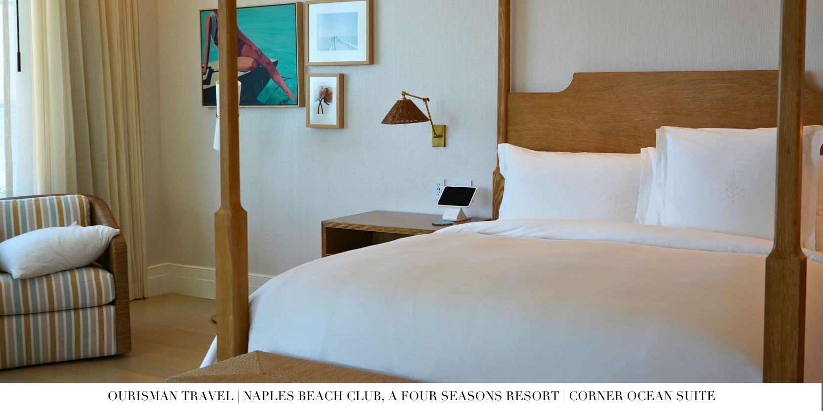 Four Seasons Naples Corner Ocean Suite King Bed