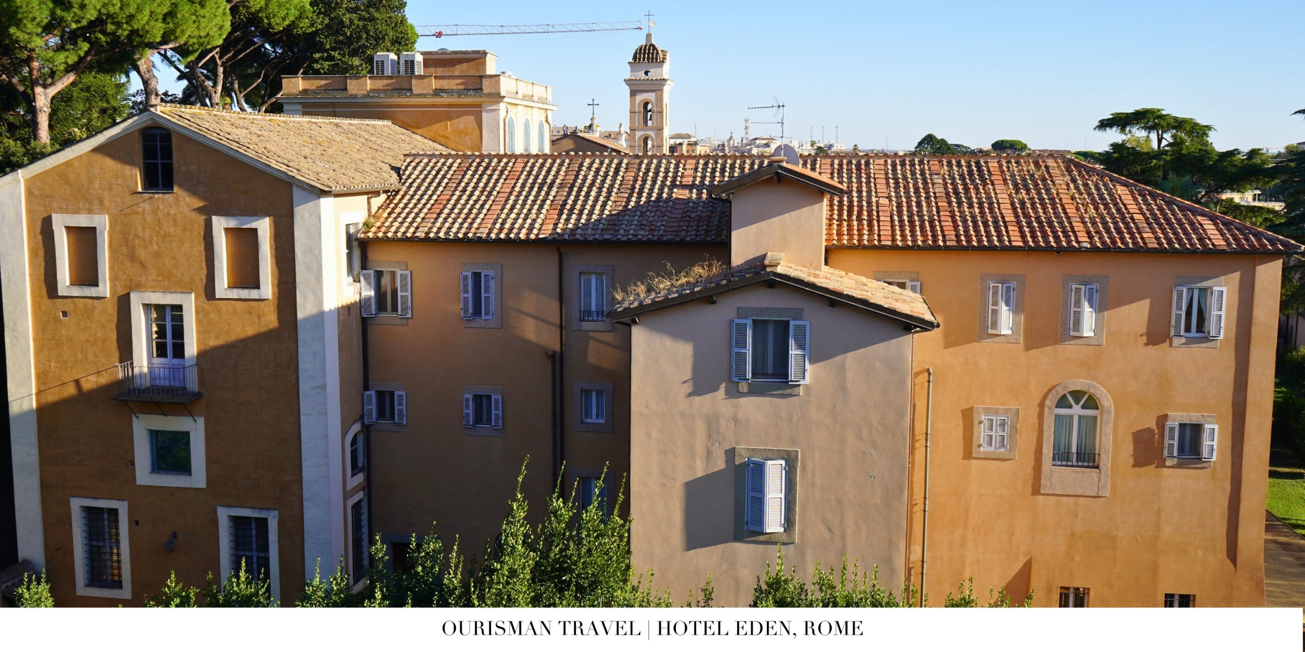 Hotel Eden Rome view