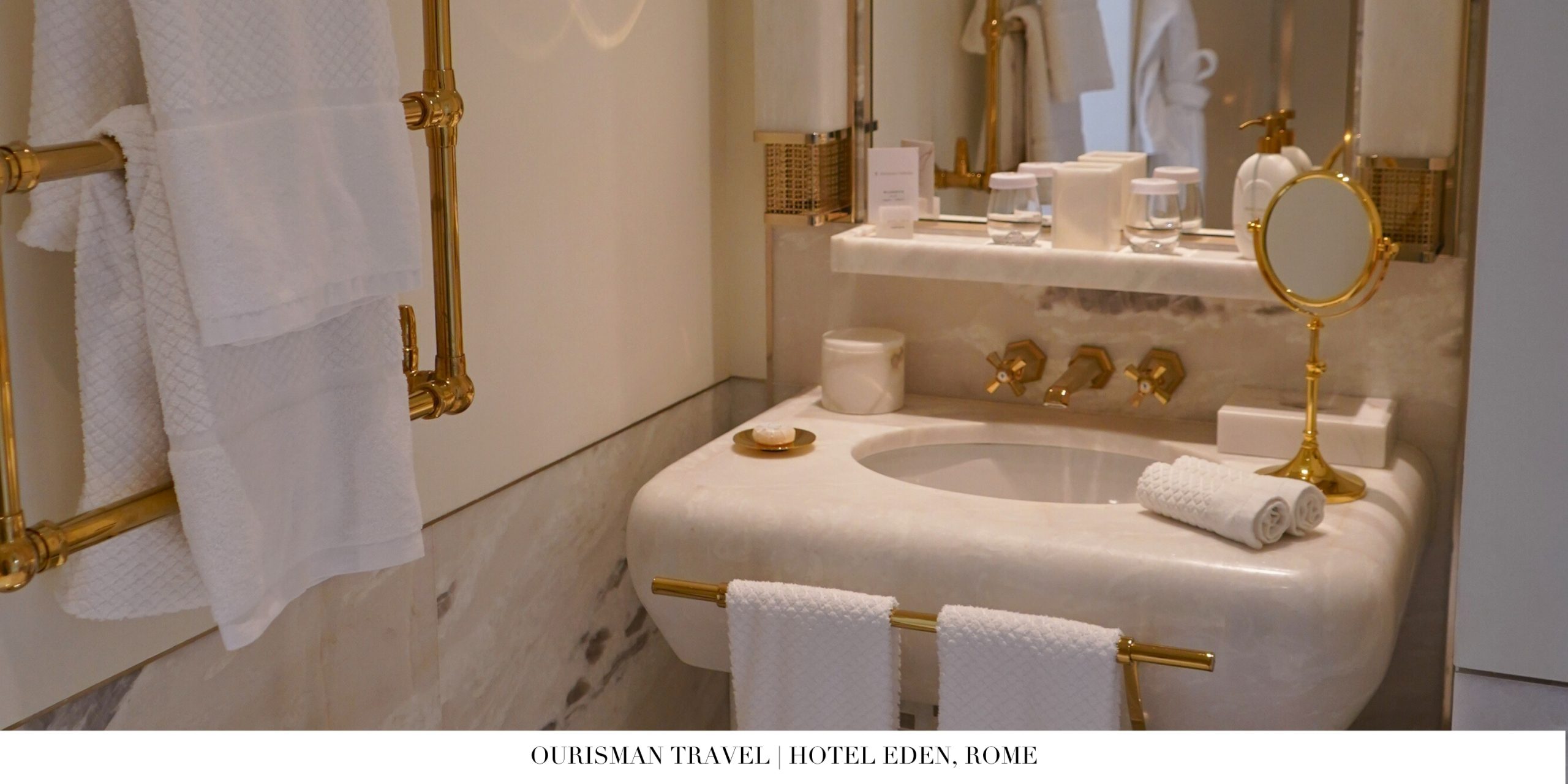 Hotel Eden Rome bathroom