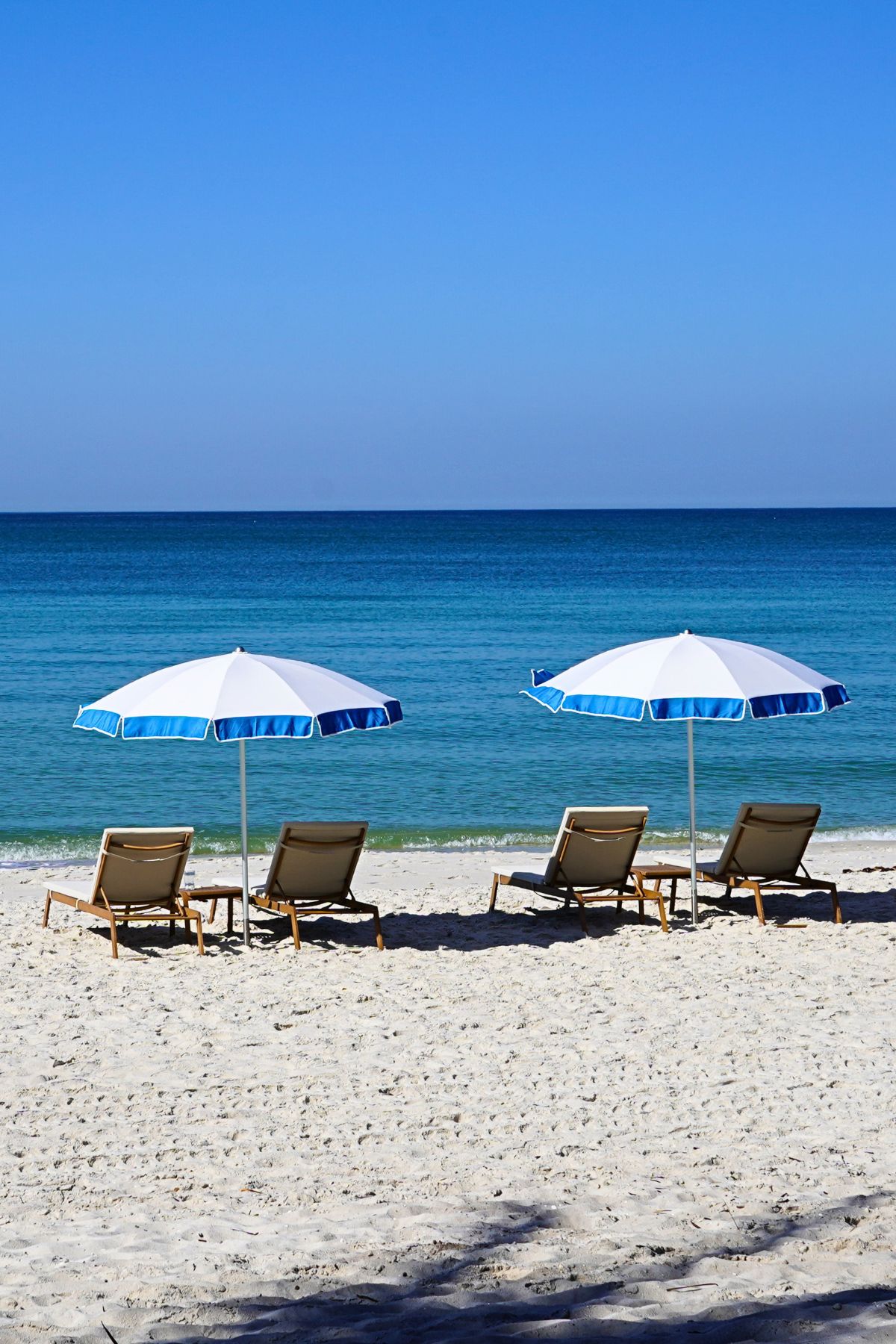 Lounge Chairs by the Beach at Four Seasons Naples