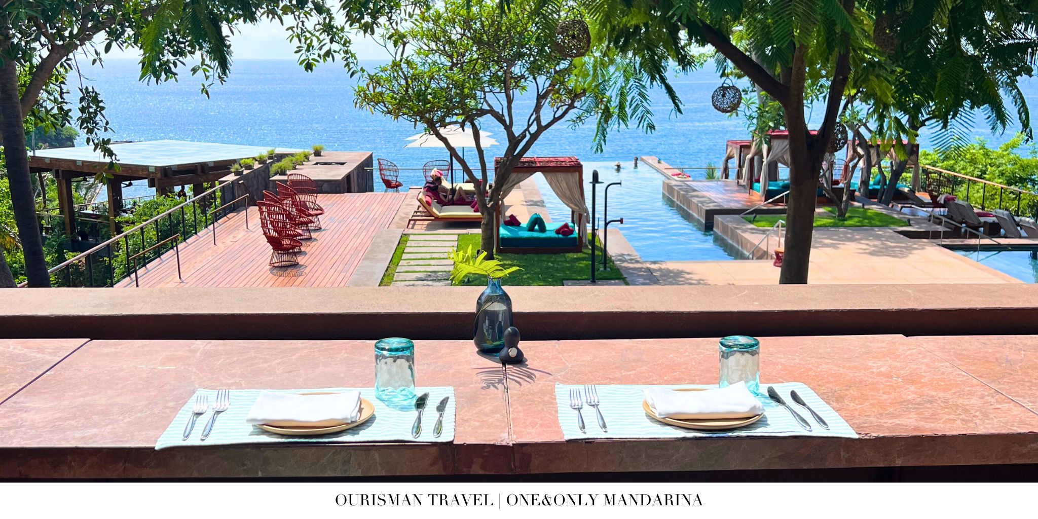 Ocean-view restaurant at One&Only Mandarina serving modern, locally inspired cuisine