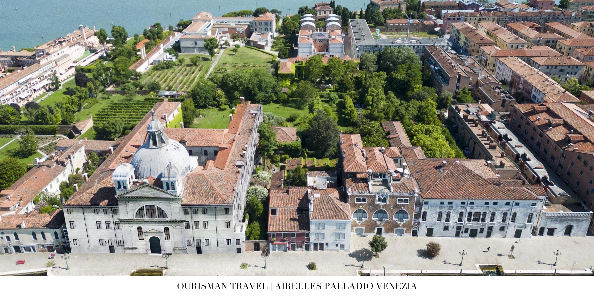 Exterior view of Airelles Venezia along the Venetian waterfront