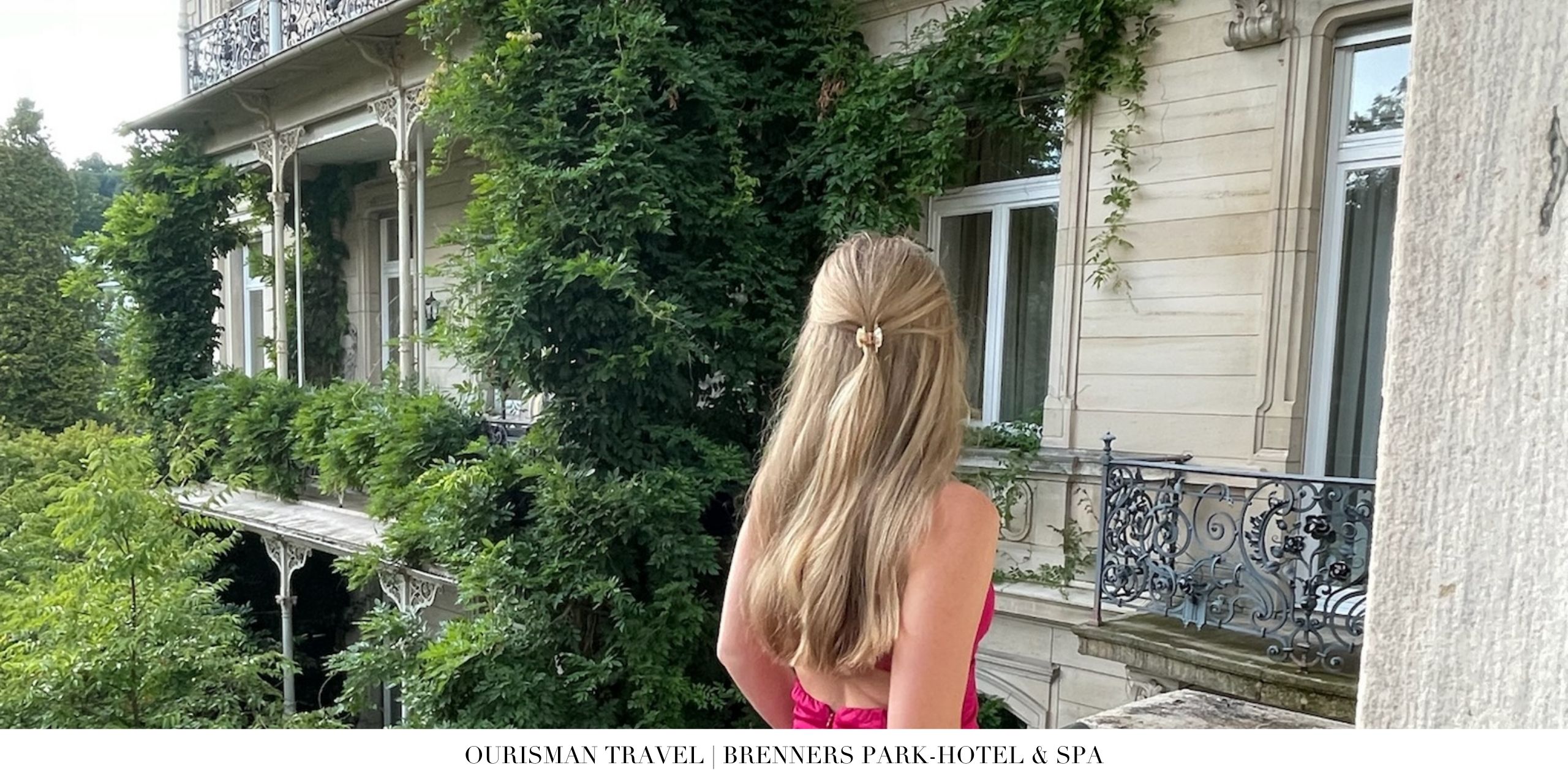 Private balcony overlooking landscaped gardens at Brenners Park-Hotel & Spa