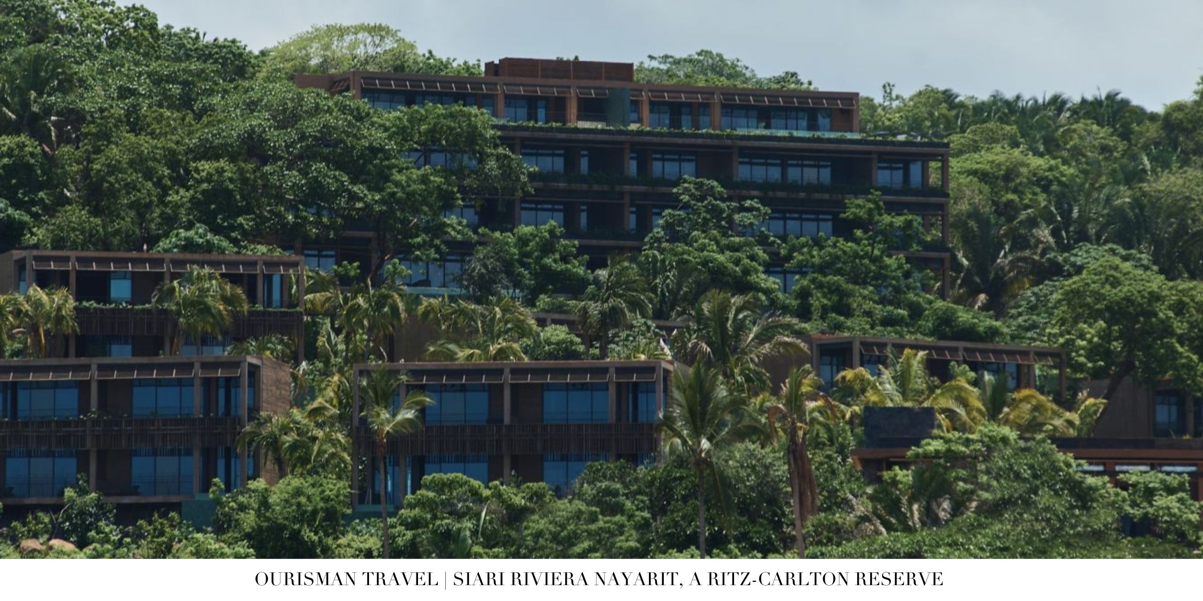 Twilight view of Sīari Riviera Nayarit overlooking the Pacific Ocean
