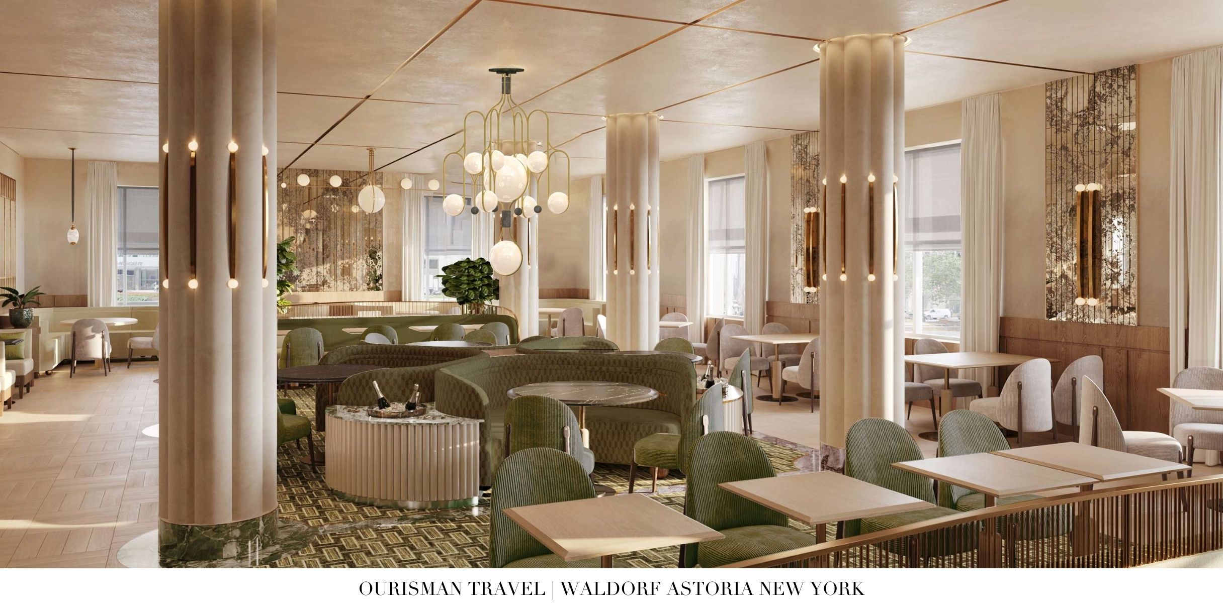 Signature dining experience inside Waldorf Astoria New York