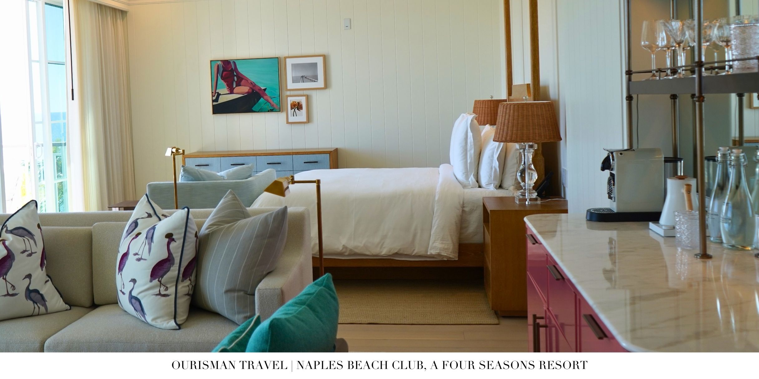 Luxury suite overlooking the Gulf at Naples Beach Club Four Seasons