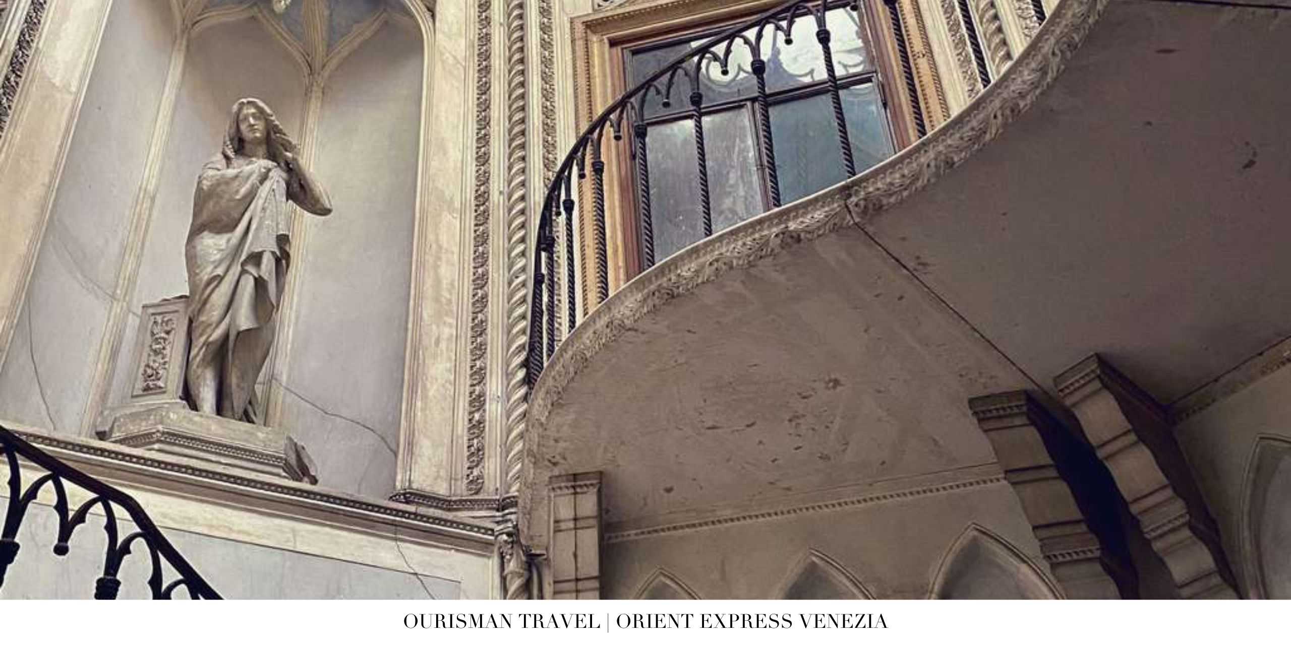 29. Architectural details of the Venetian façade at Orient Express Venice Hotel
