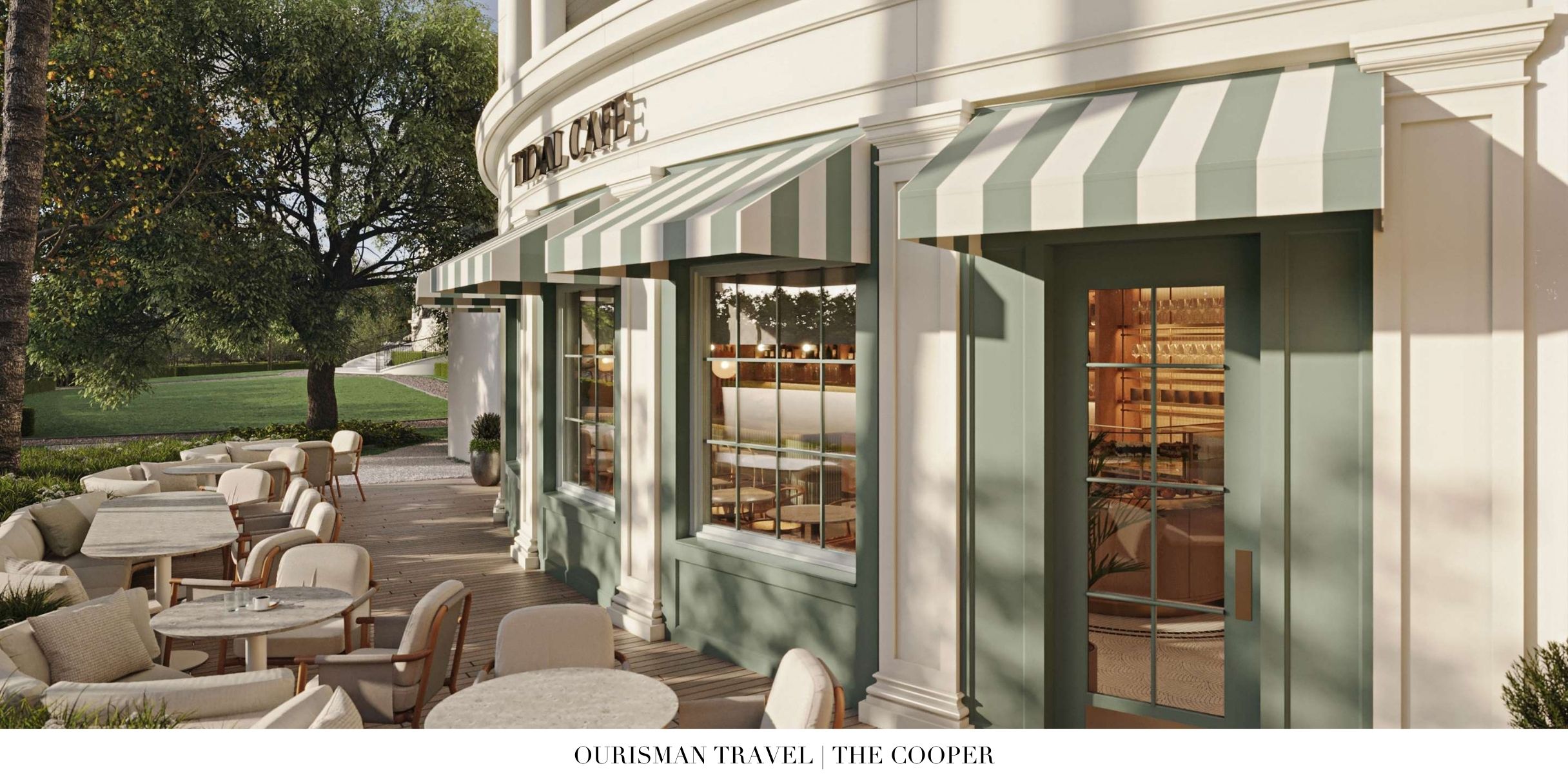 Espresso bar and pastry display at The Cooper Charleston