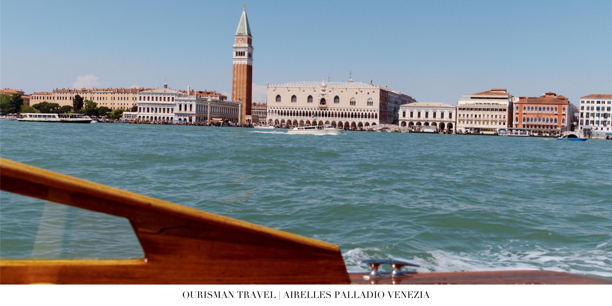 Grand arrival by boat at Airelles Venezia