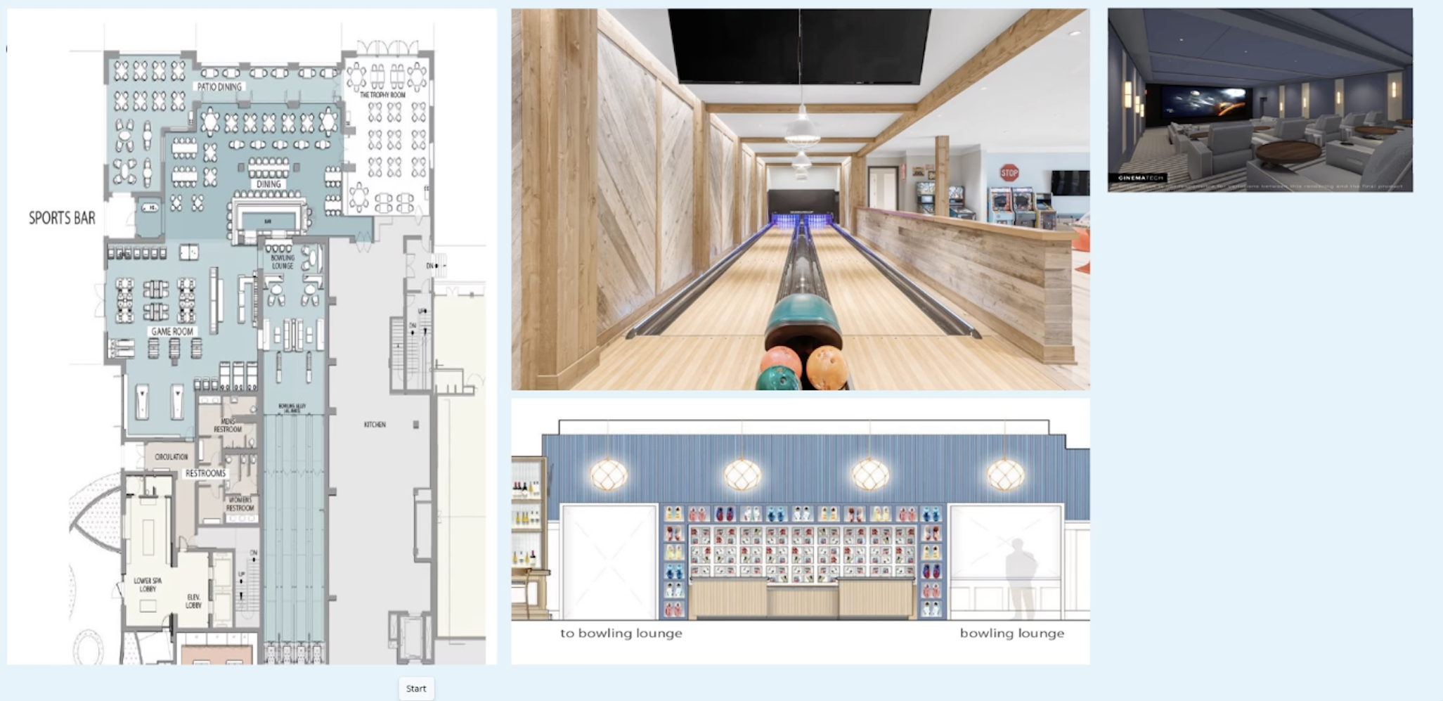 Wager Sports Pub map at Four Seasons Naples Beach Club