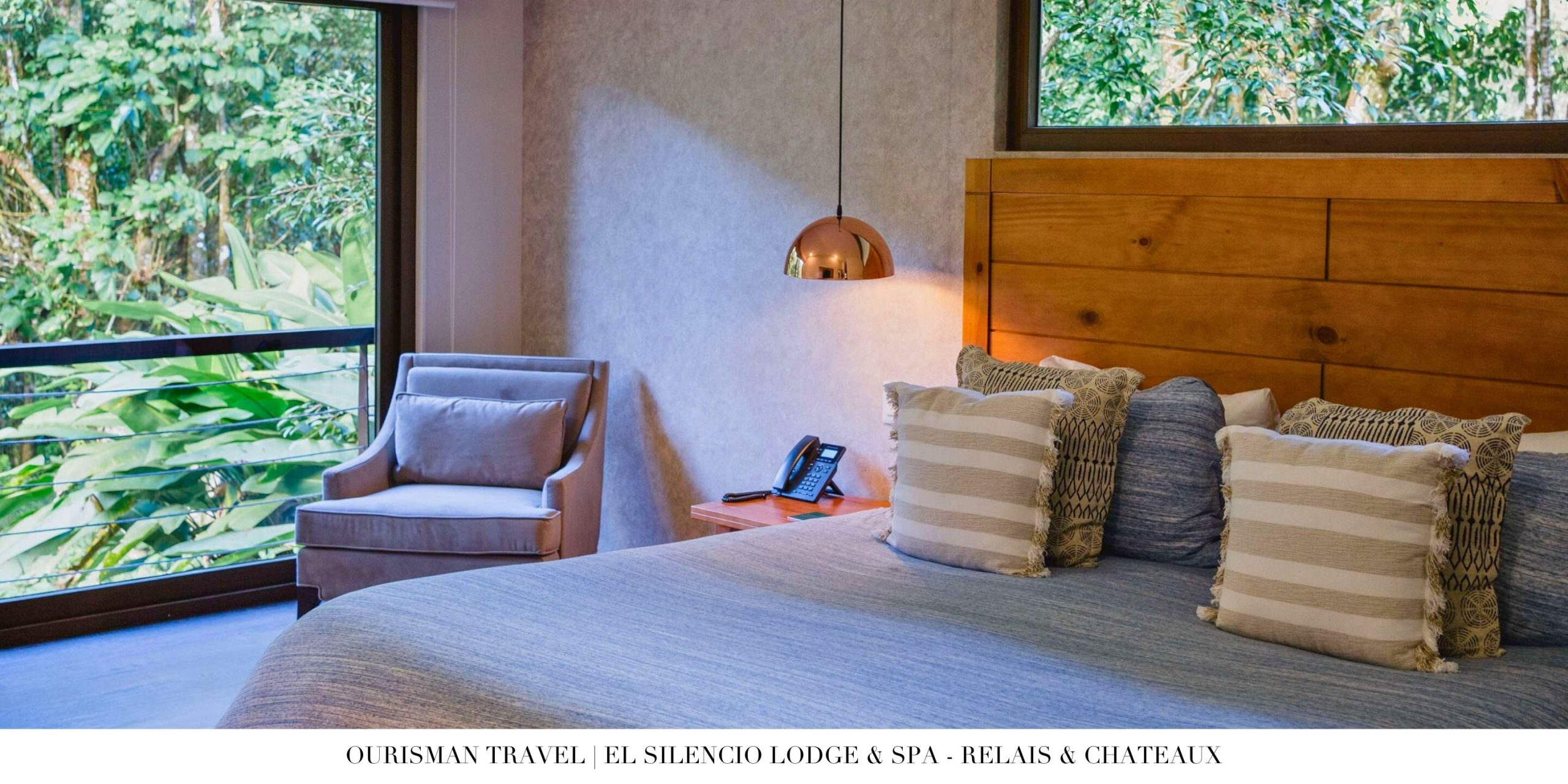 Eco-friendly architecture of El Silencio Lodge & Spa nestled in nature